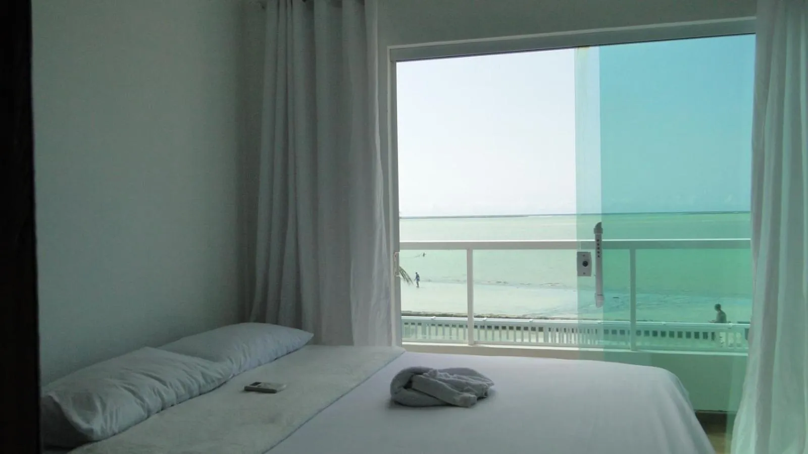 Bed in Pousada Diana Maragogi