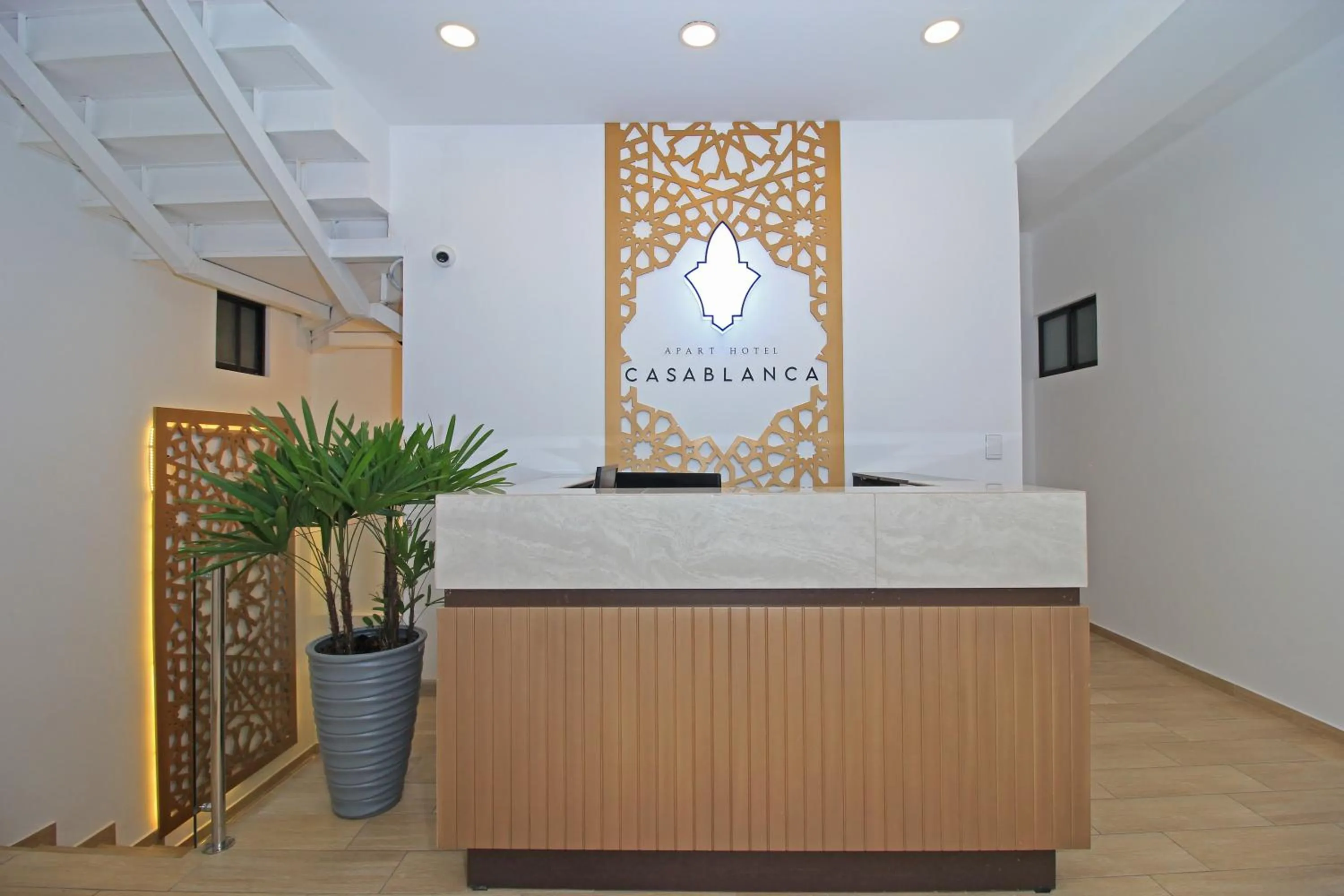 Lobby or reception in Apart Hotel Casa Blanca