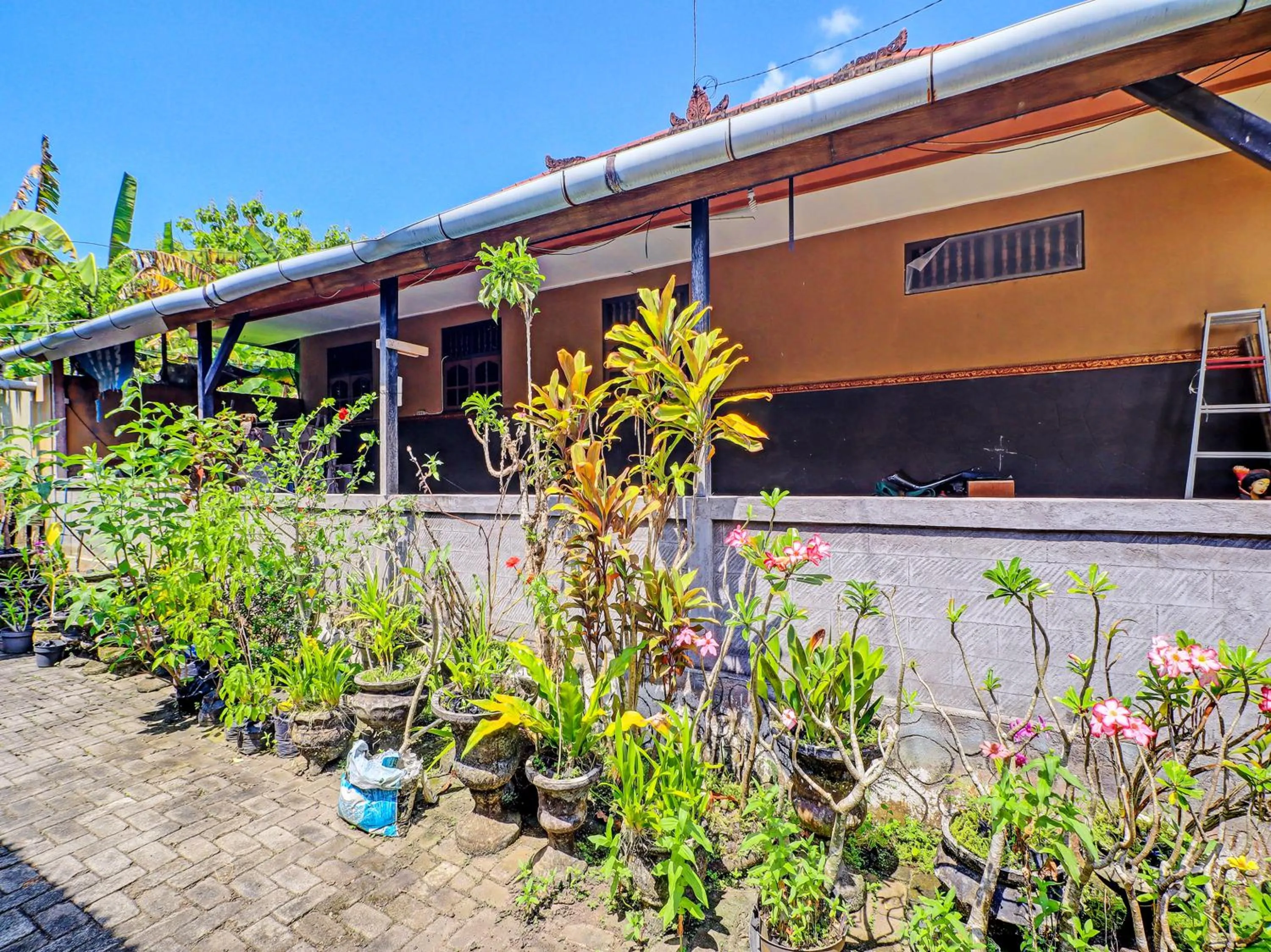 Garden in Hotel O Sekar Jagat Near Pantai Baluk Rening
