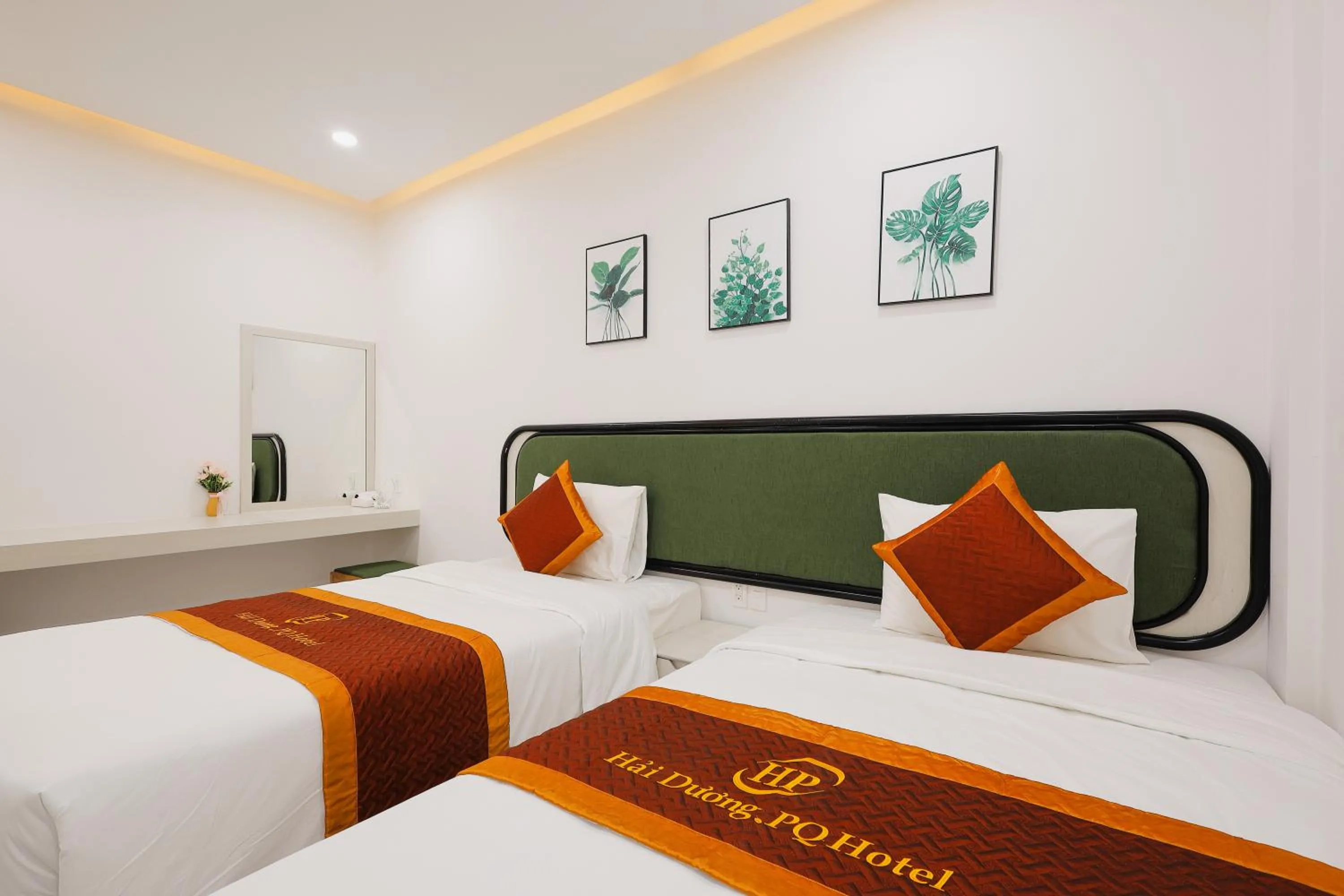 Bed in Hai Duong PQ Hotel