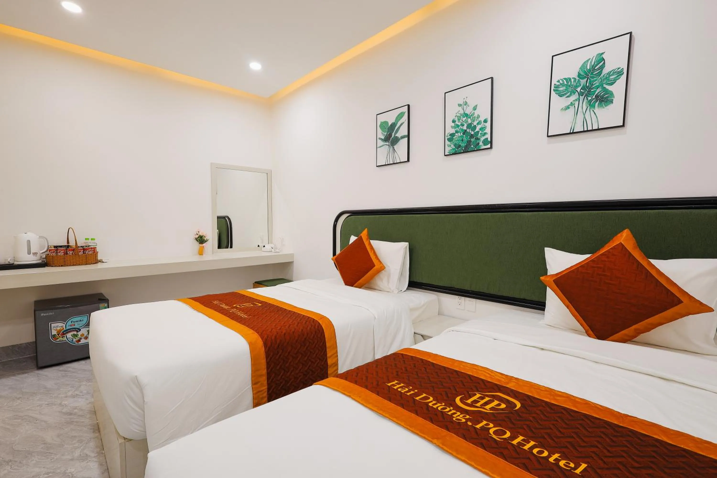 Photo of the whole room, Bed in Hai Duong PQ Hotel