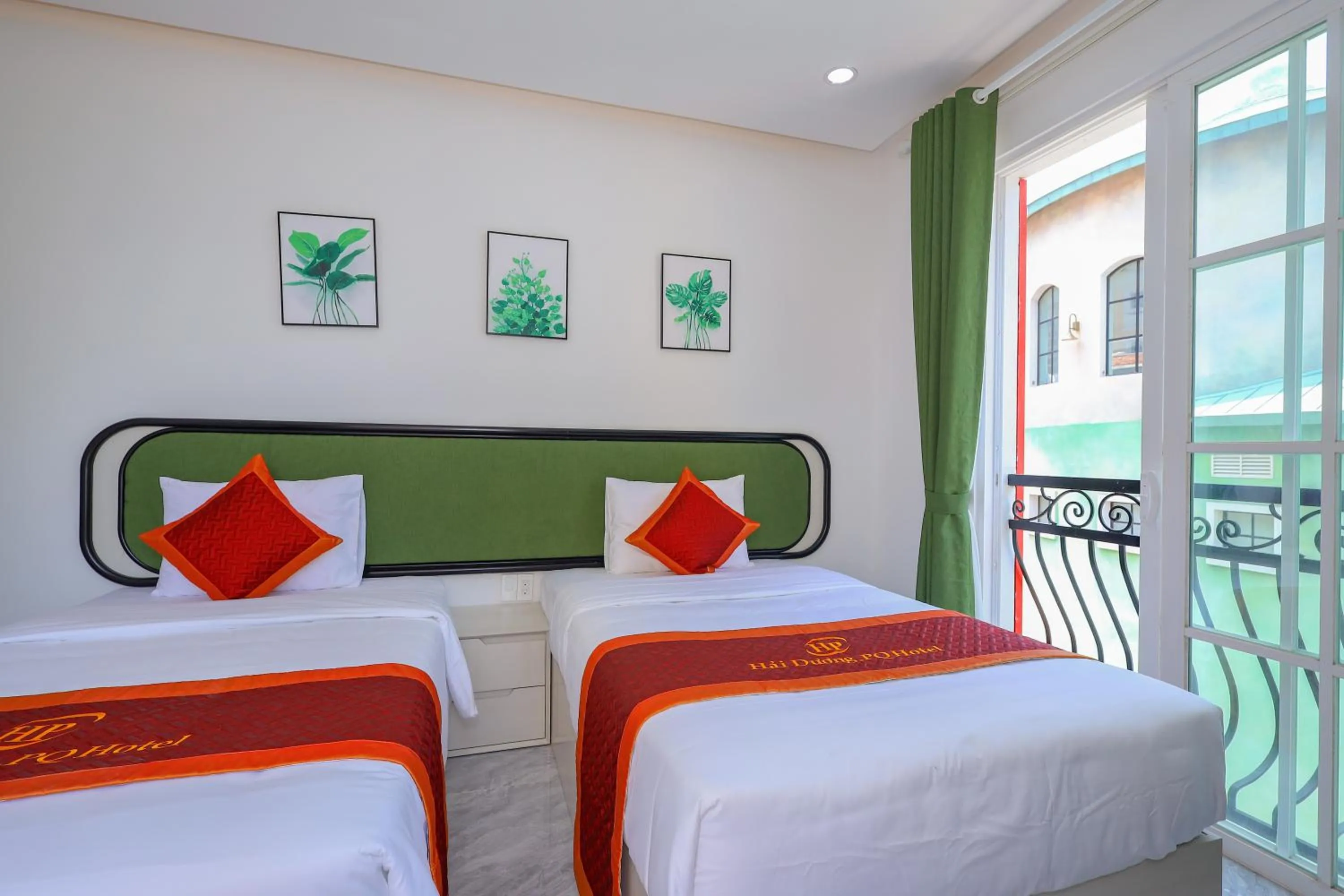 Photo of the whole room, Bed in Hai Duong PQ Hotel