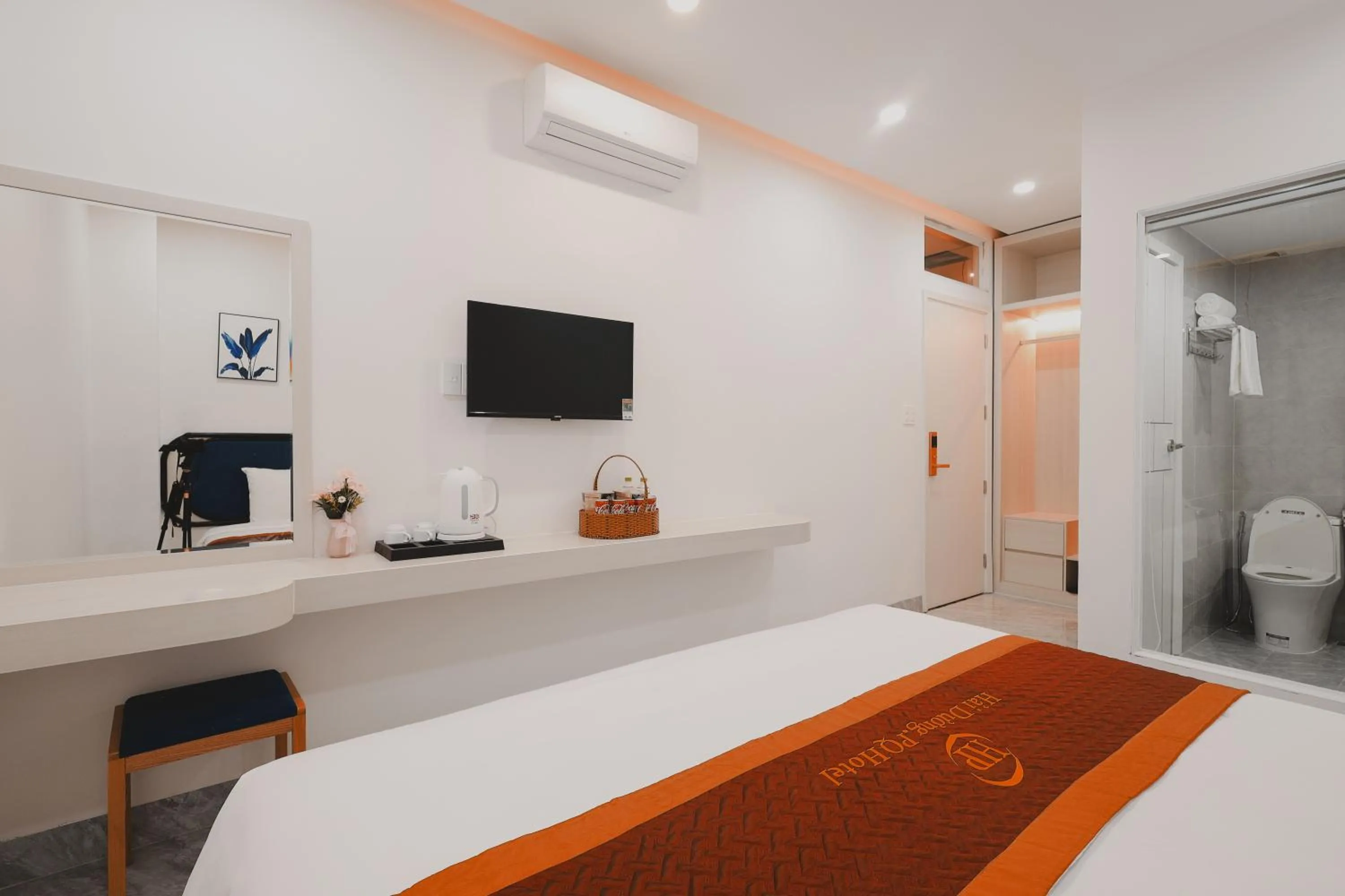 Bed in Hai Duong PQ Hotel