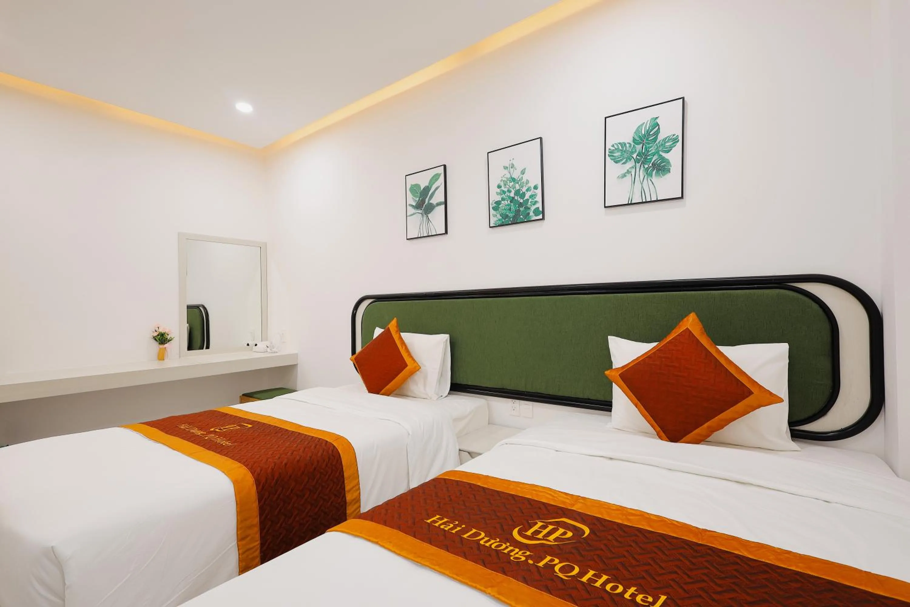 Bed in Hai Duong PQ Hotel
