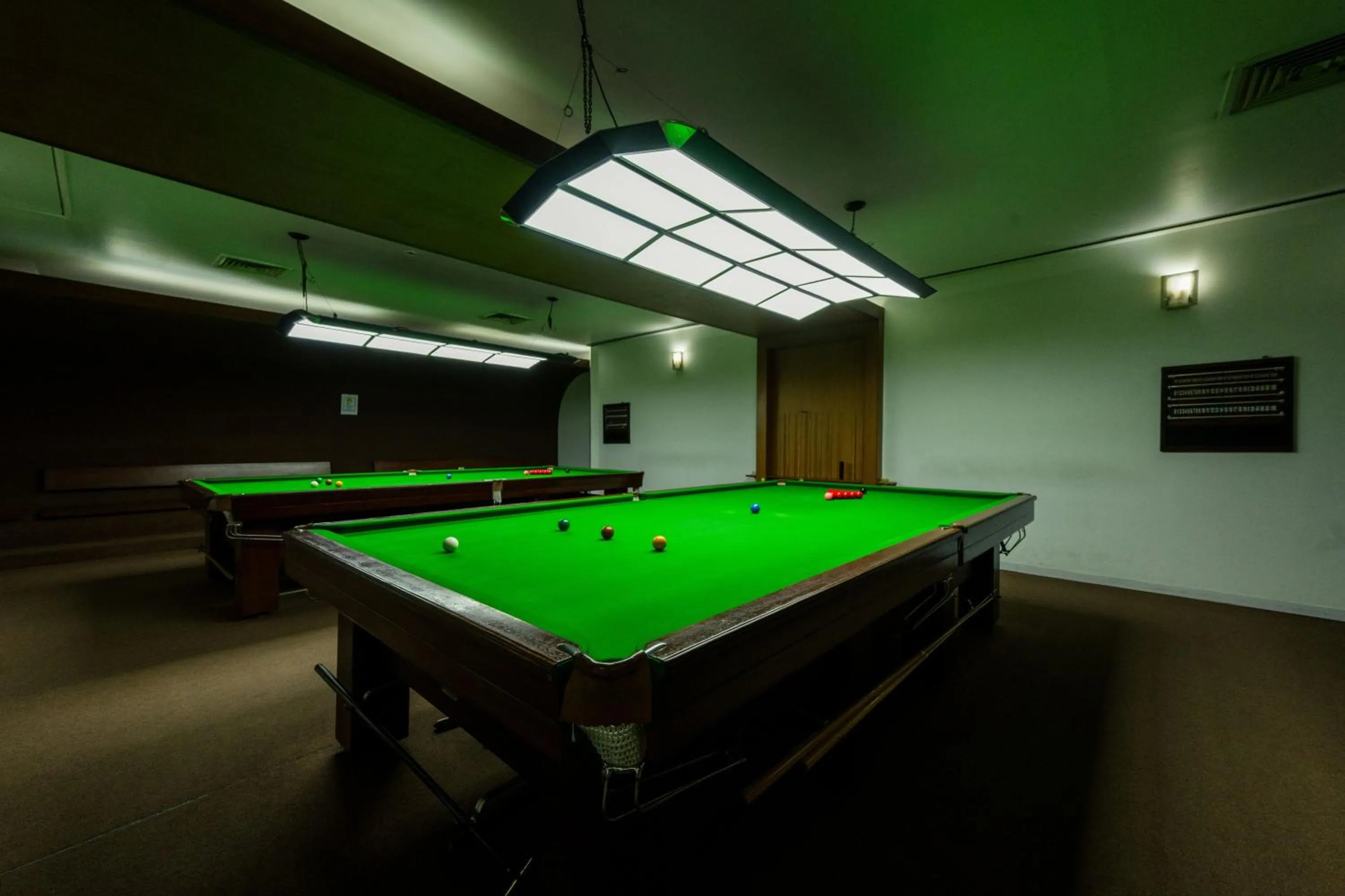 Billiard in THE WOODROSE