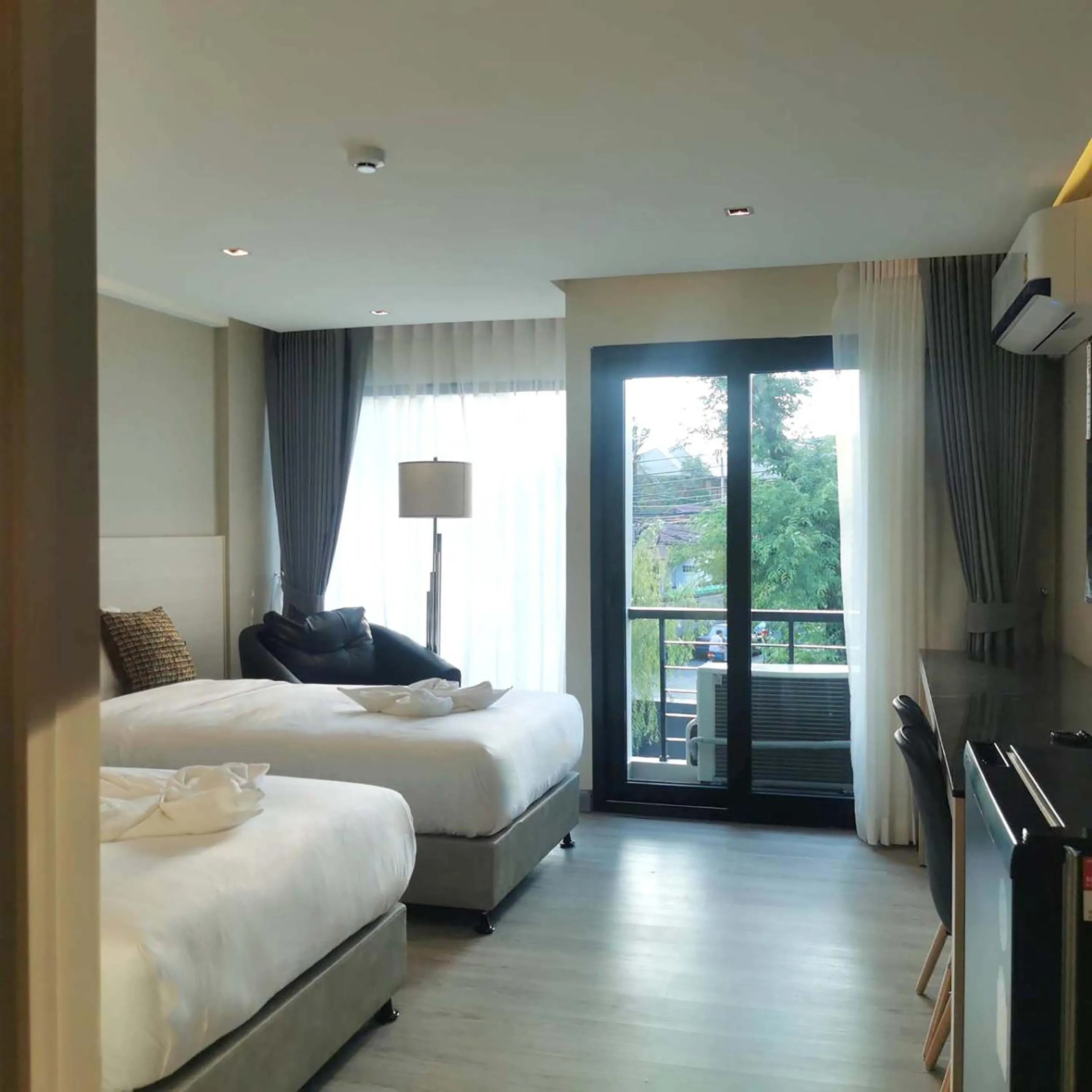 Bed in The 9 Residence Hotel