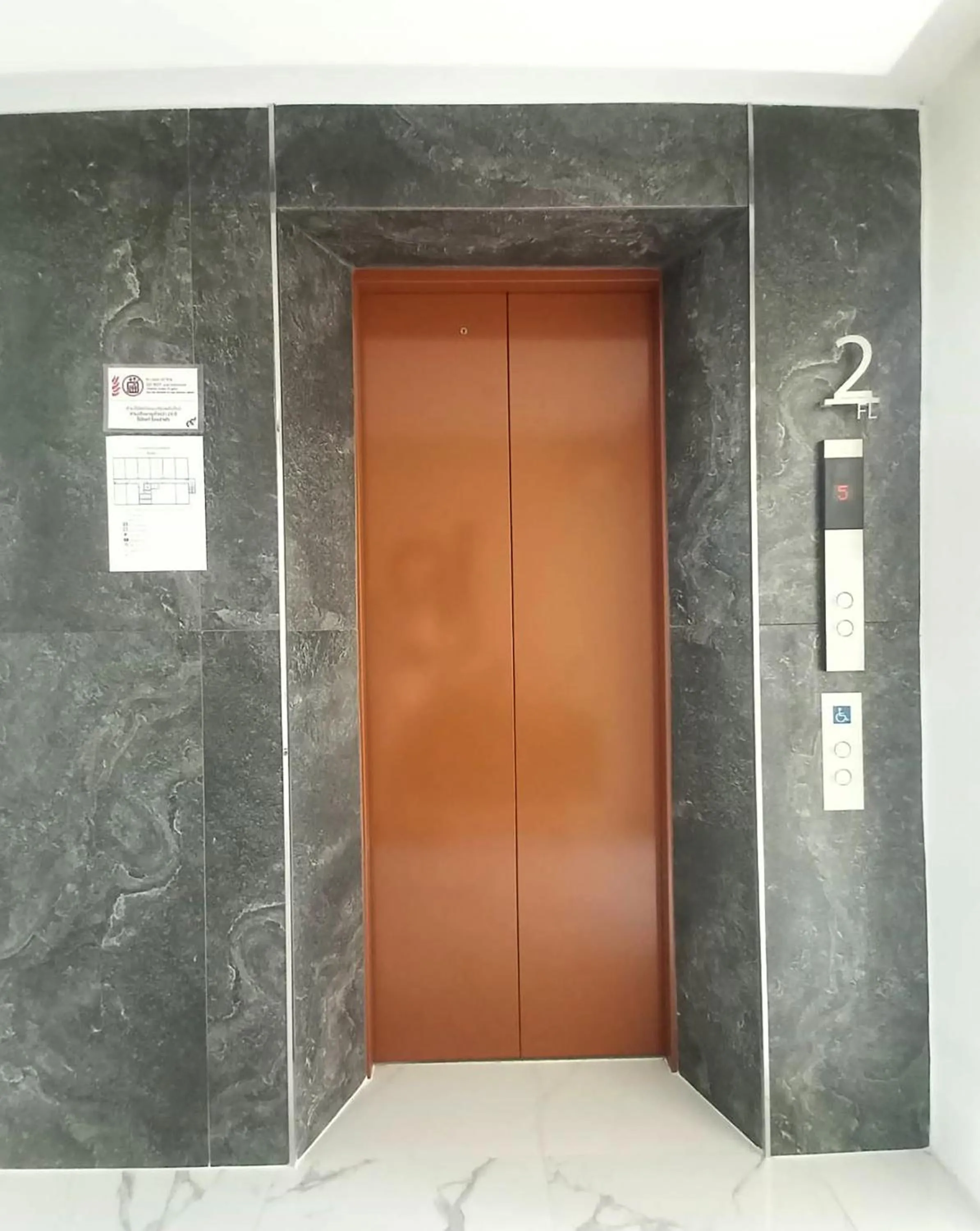 elevator in The 9 Residence Hotel