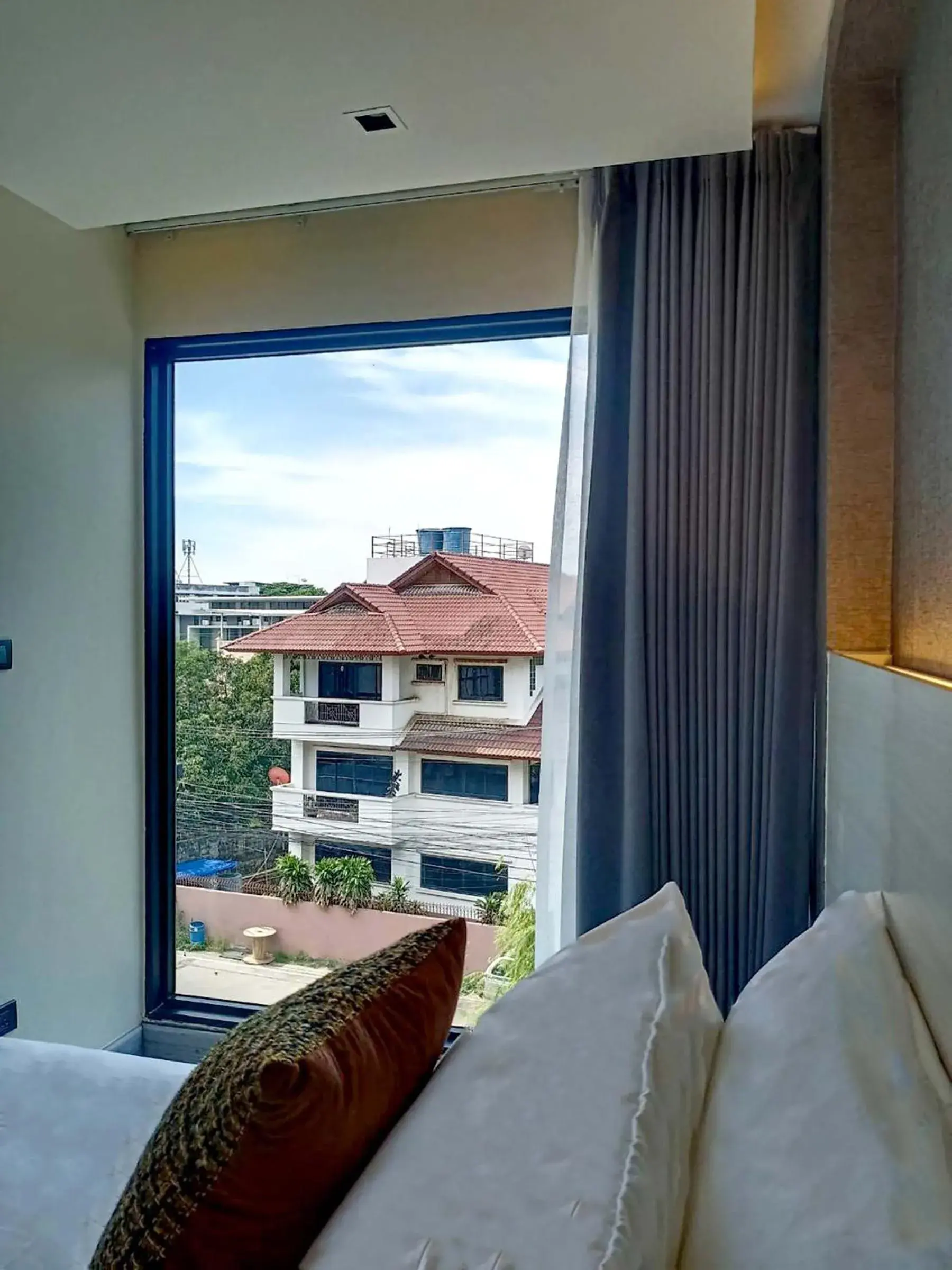 View (from property/room), Bed in The 9 Residence Hotel View (from property/room), Bed in The 9 Residence Hotel