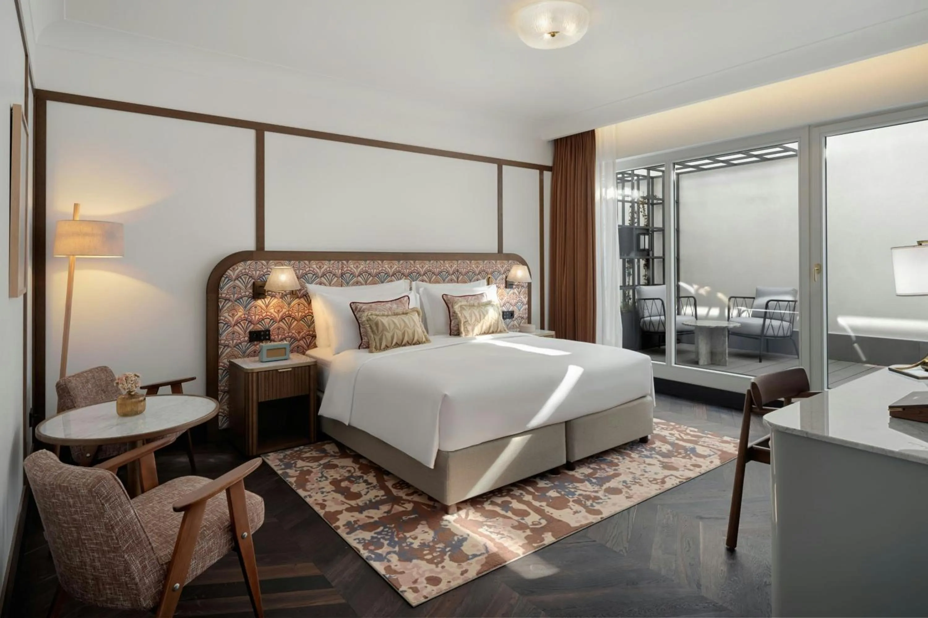 Photo of the whole room, Bed in Stradom House, Autograph Collection