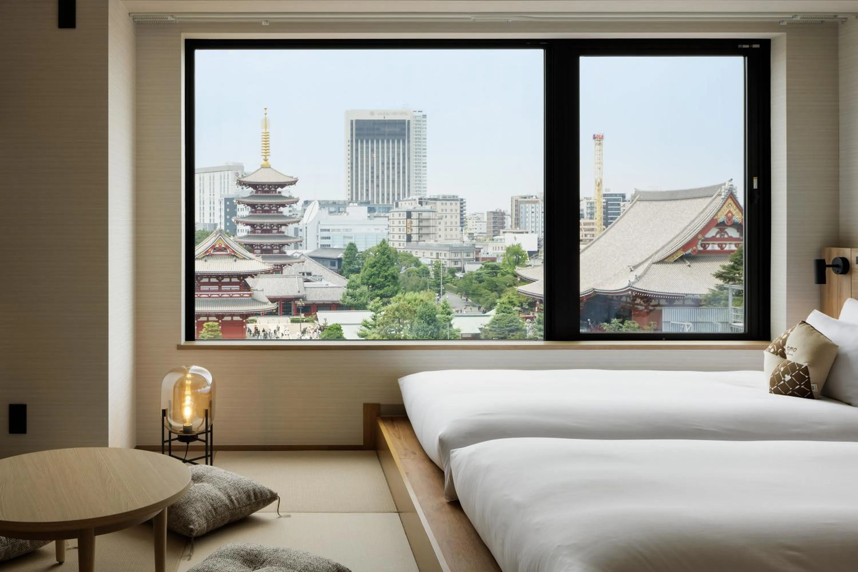 Photo of the whole room, Bed in OMO3 Asakusa by Hoshino Resorts