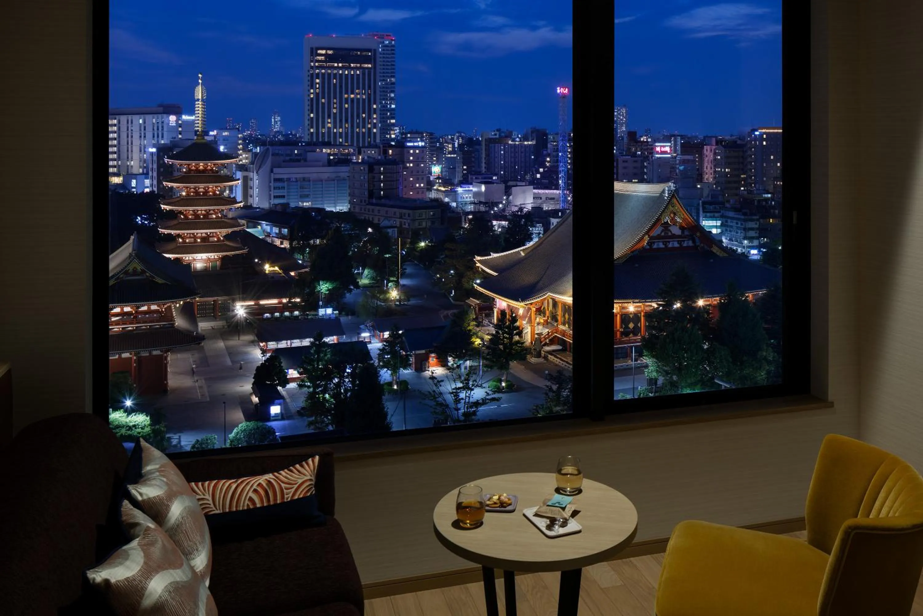 Photo of the whole room in OMO3 Asakusa by Hoshino Resorts