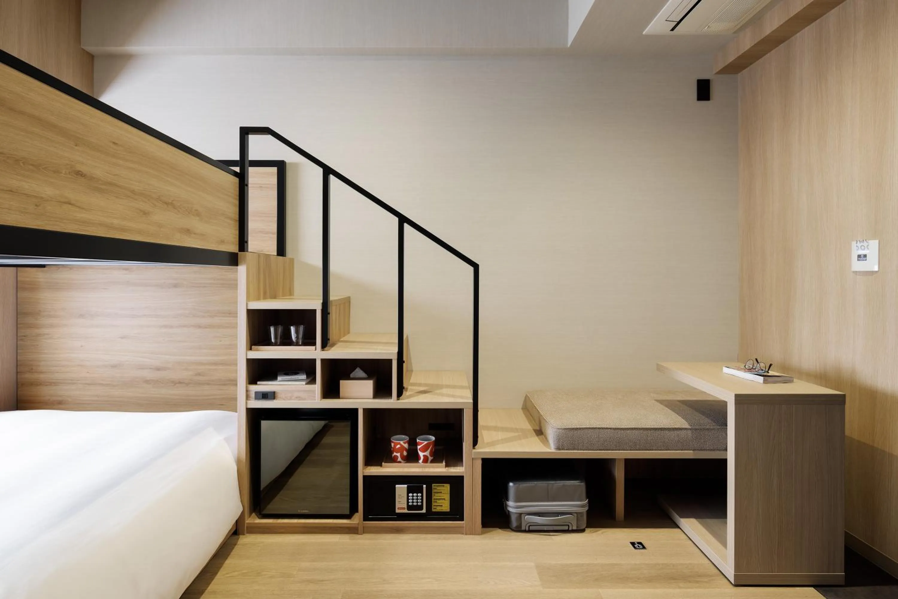 Photo of the whole room, Bed in OMO3 Asakusa by Hoshino Resorts