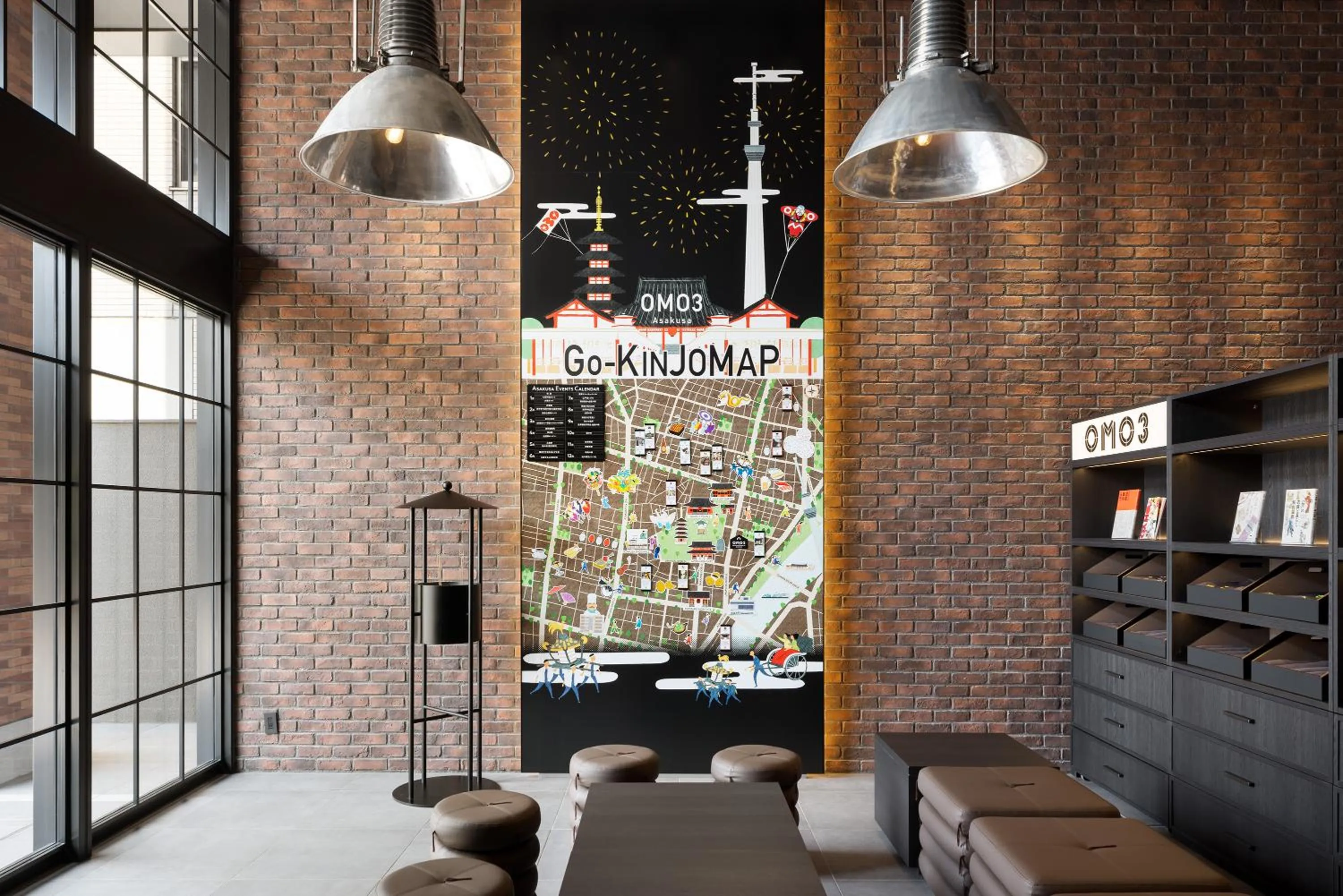 Area and facilities in OMO3 Asakusa by Hoshino Resorts