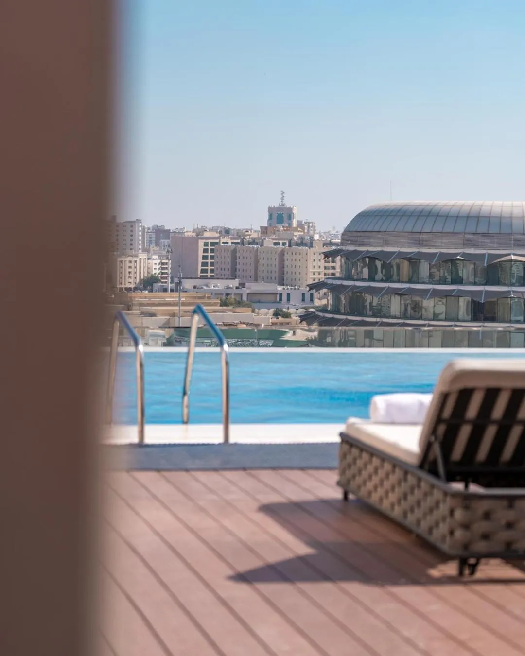Pool view in Abesq Doha Hotel and Residences, an IHG Hotel