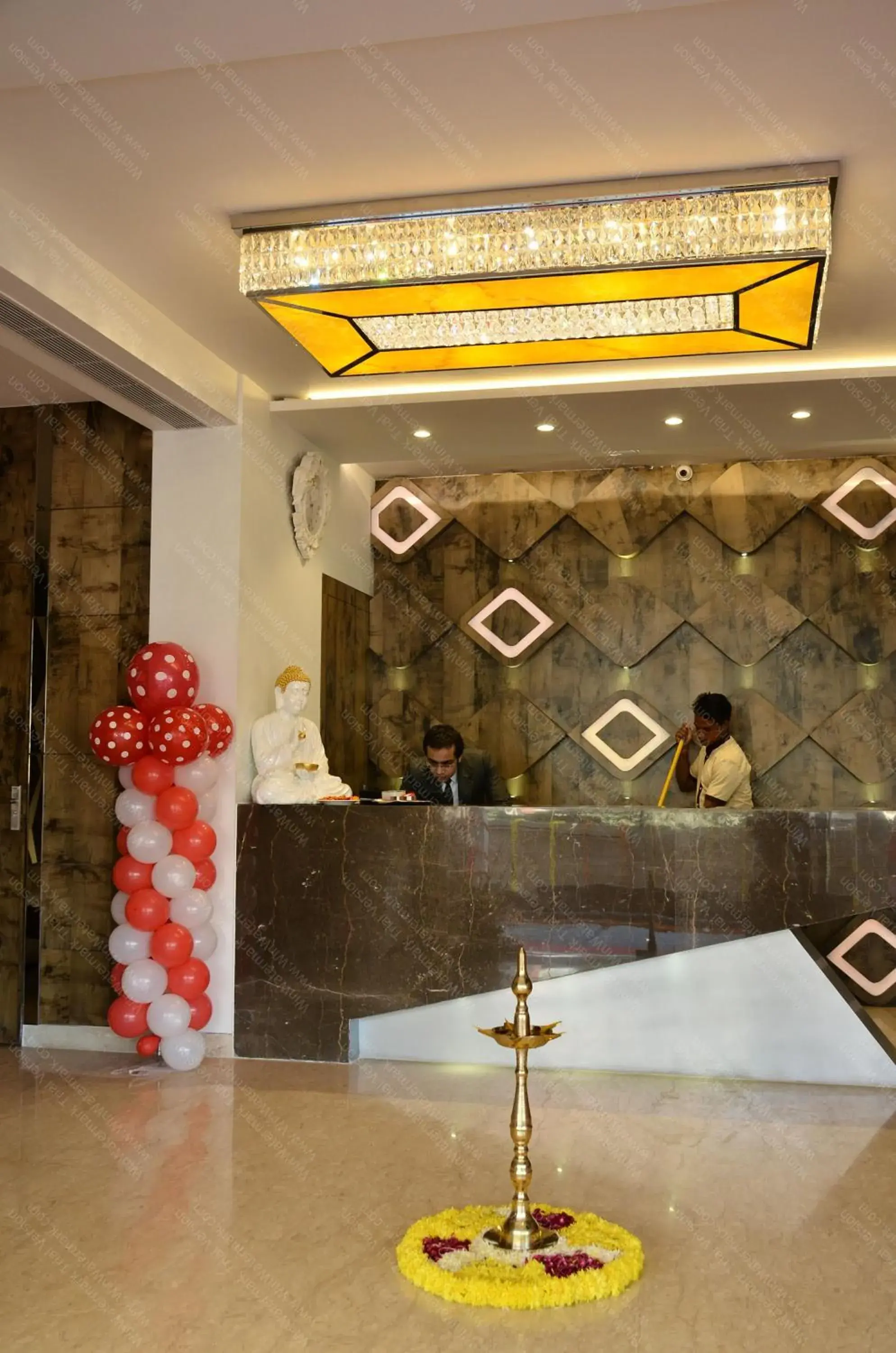 Lobby or reception in Hotel Ramaya Lobby or reception in Hotel Ramaya