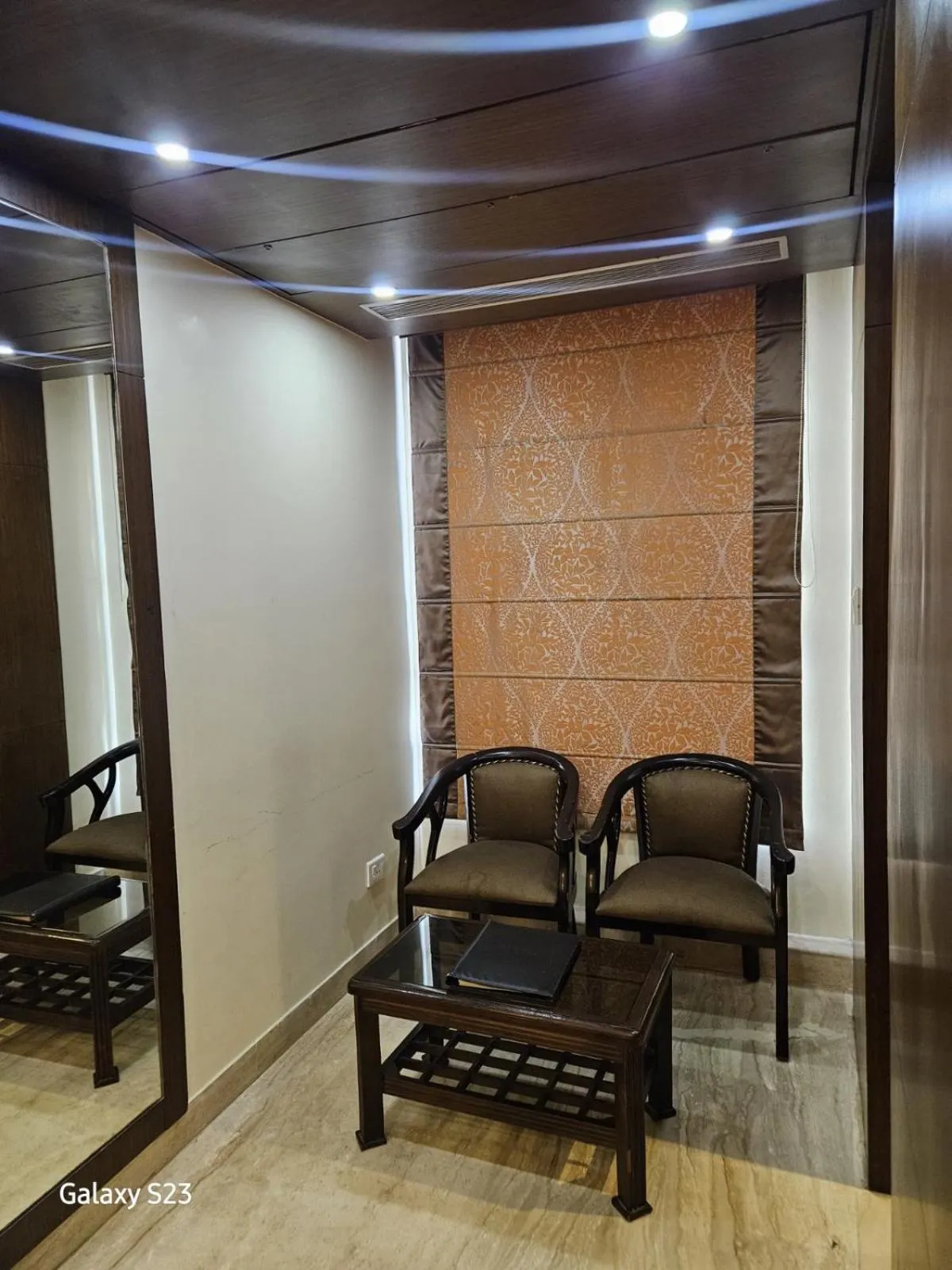 Seating area in Hotel Ramaya