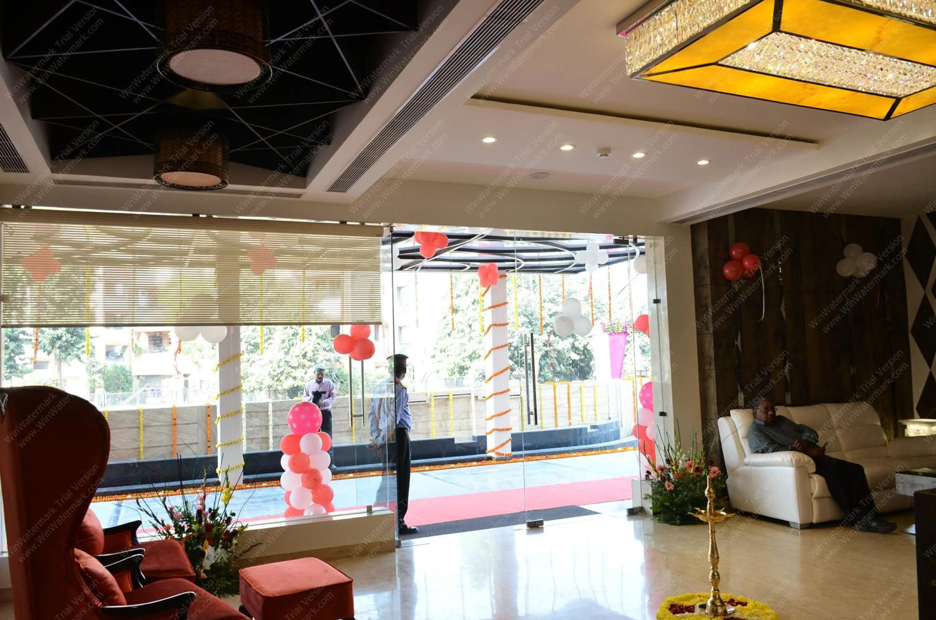 Lobby or reception in Hotel Ramaya