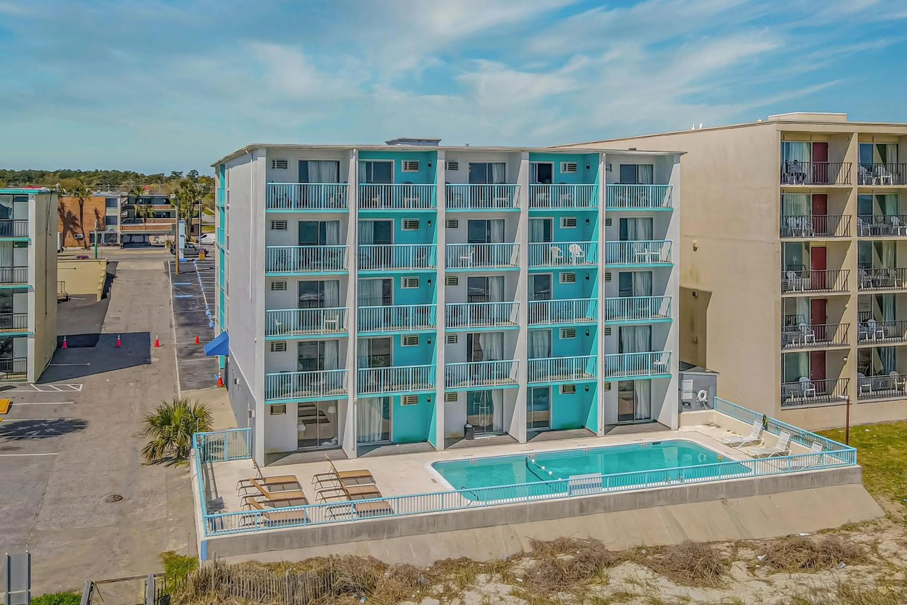 Property building in Southern Breeze Ocean Front Hotel
