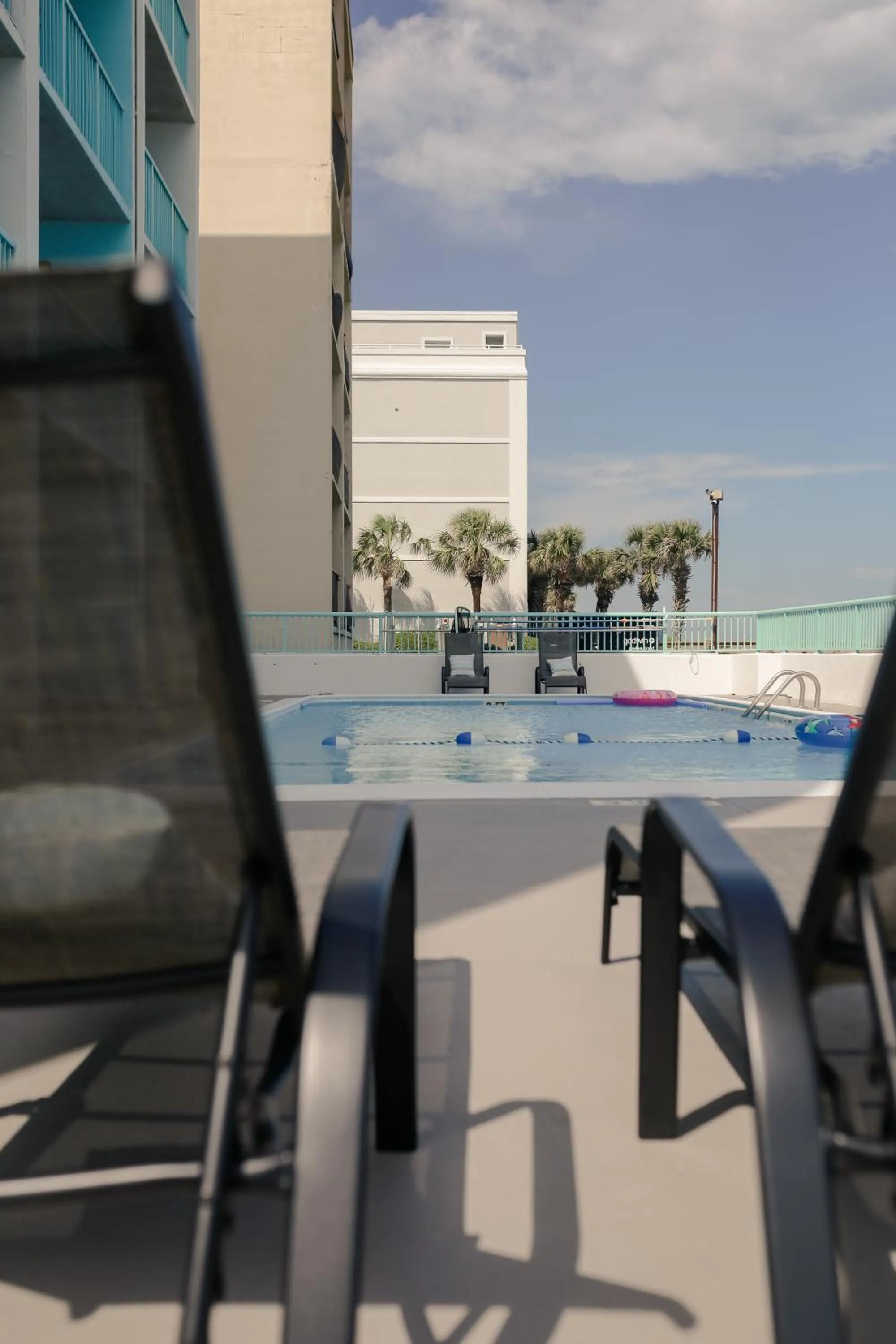 Swimming pool in Southern Breeze Ocean Front Hotel