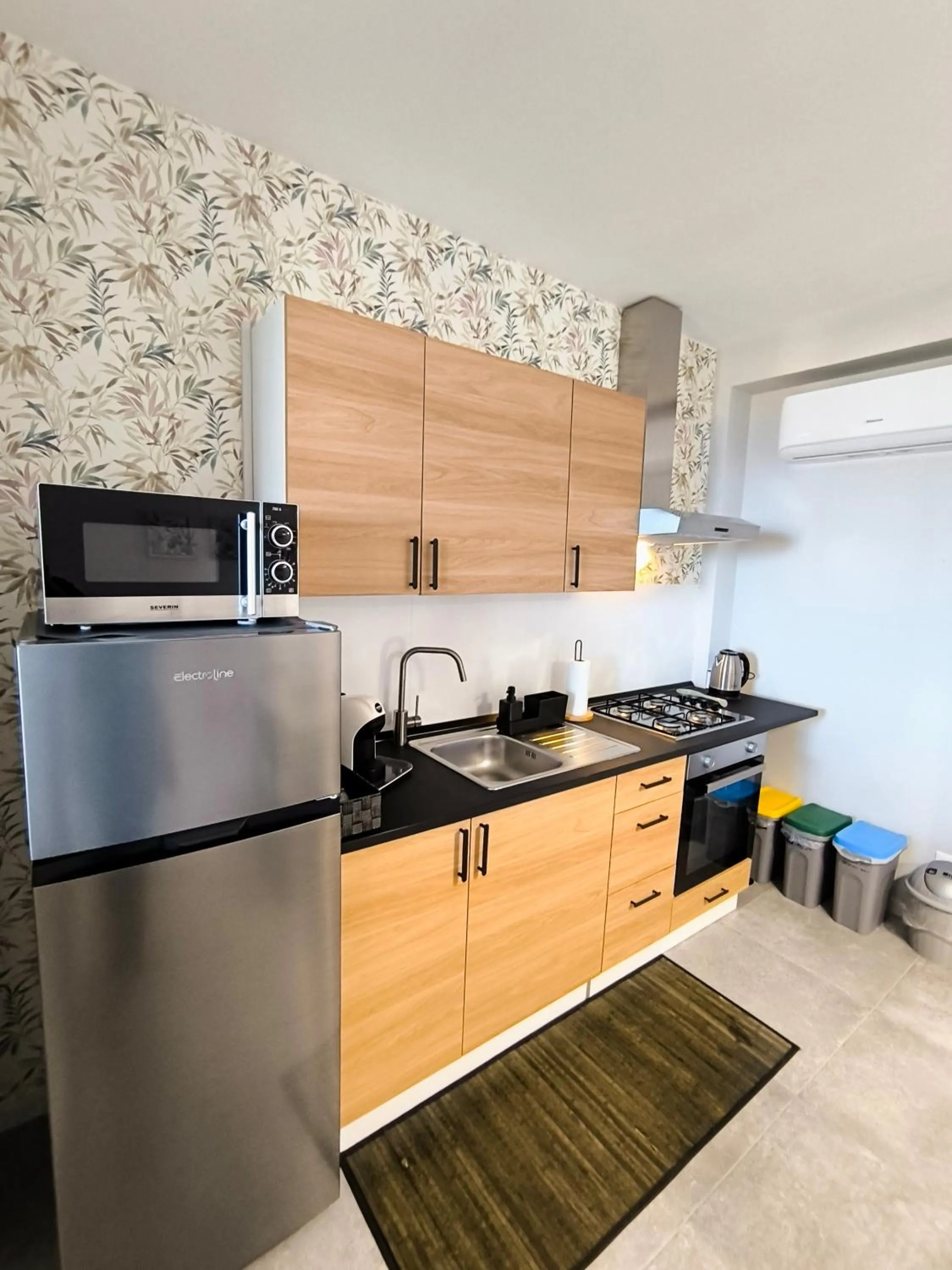 Kitchen or kitchenette in Piante del Principe Apartments