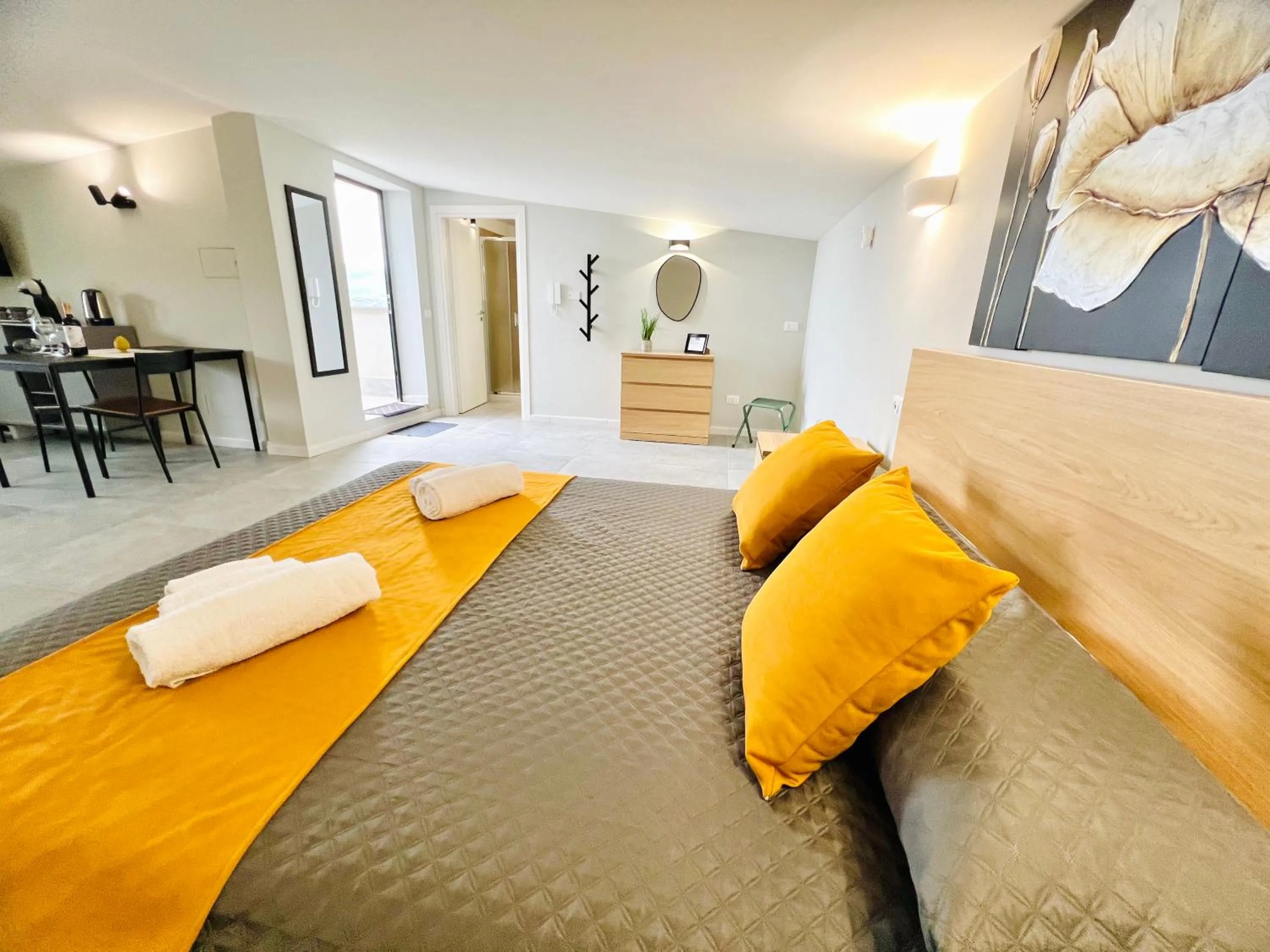 Bed in Piante del Principe Apartments