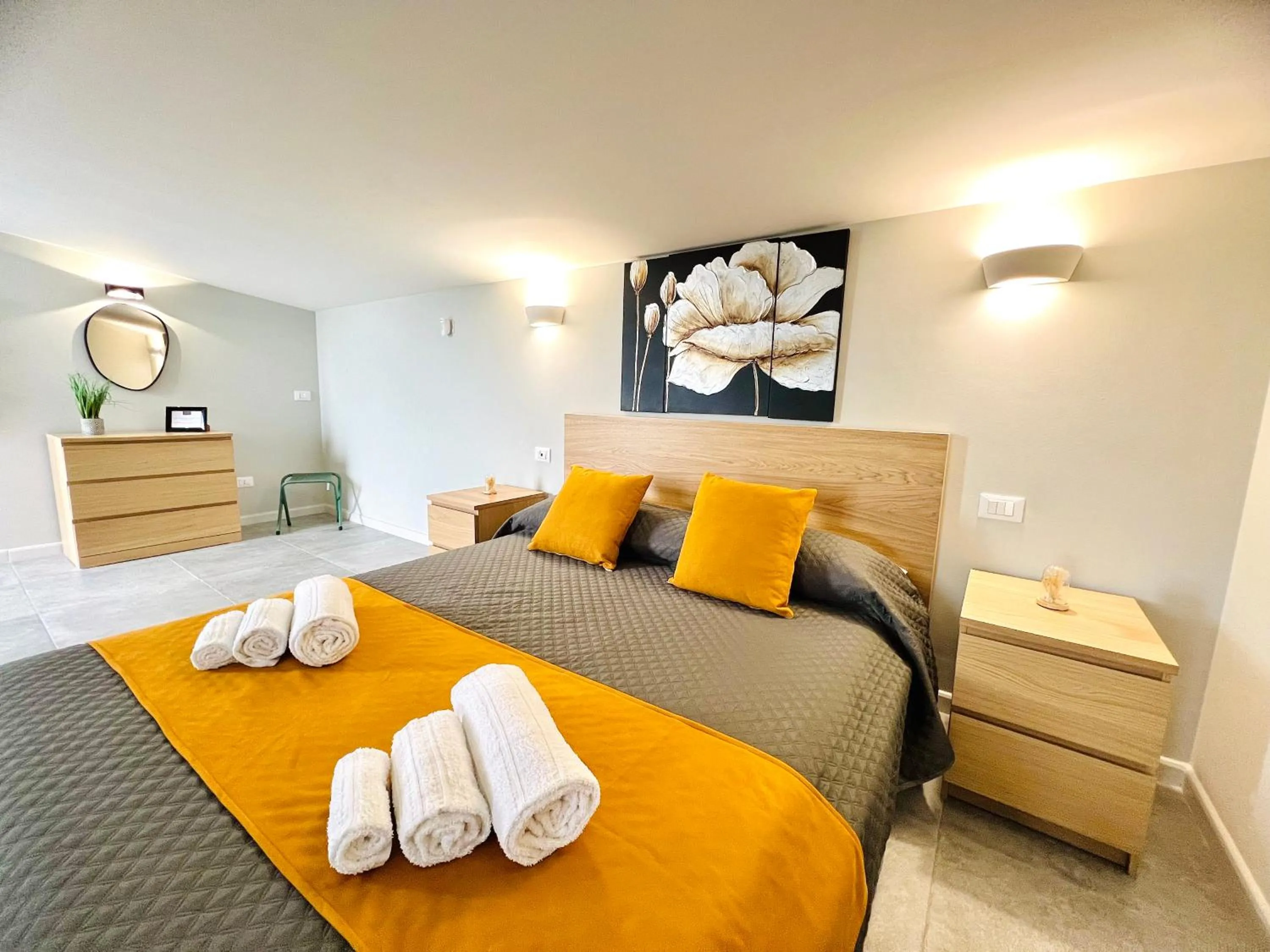 Bed in Piante del Principe Apartments