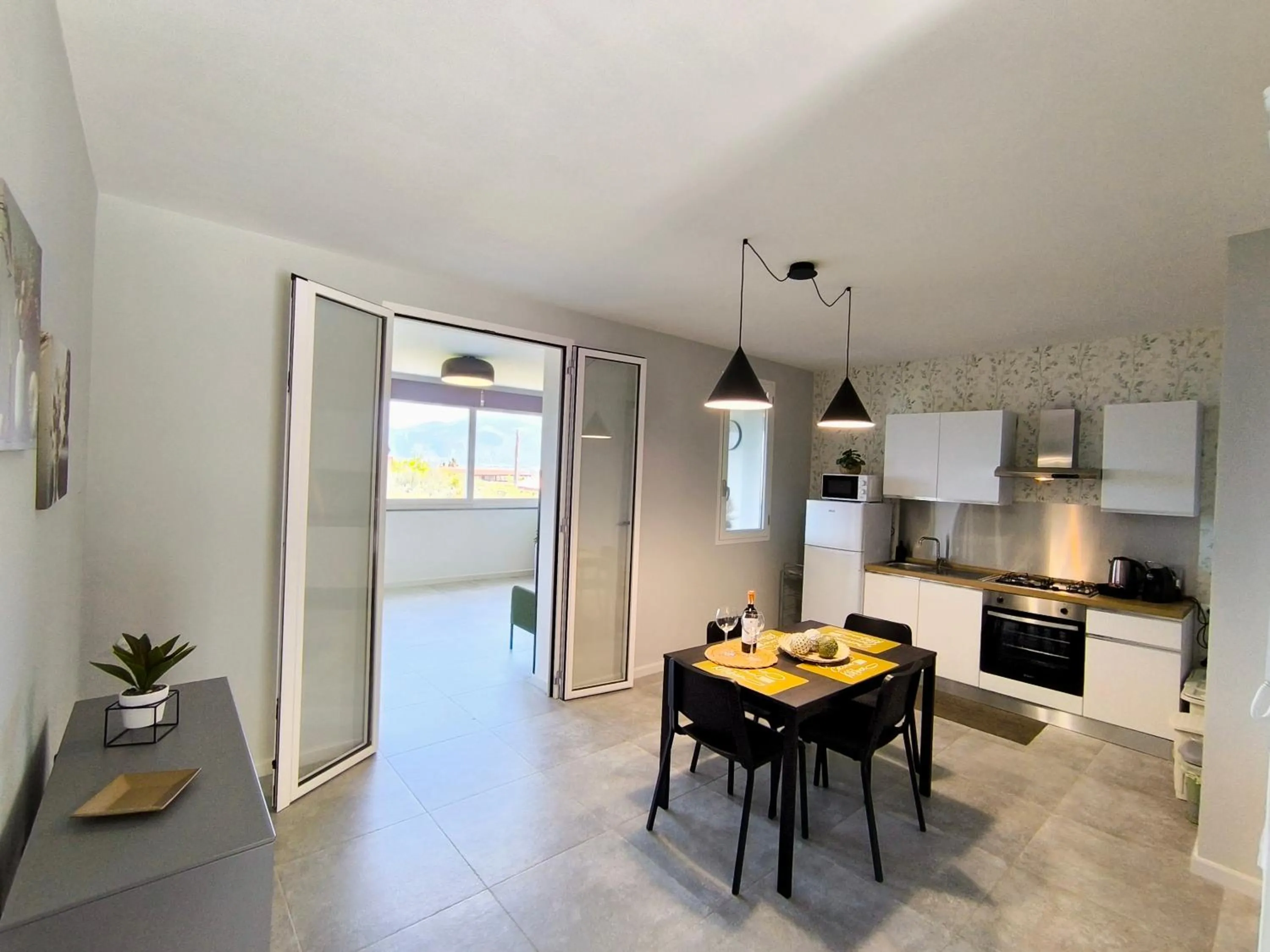 Kitchen or kitchenette in Piante del Principe Apartments