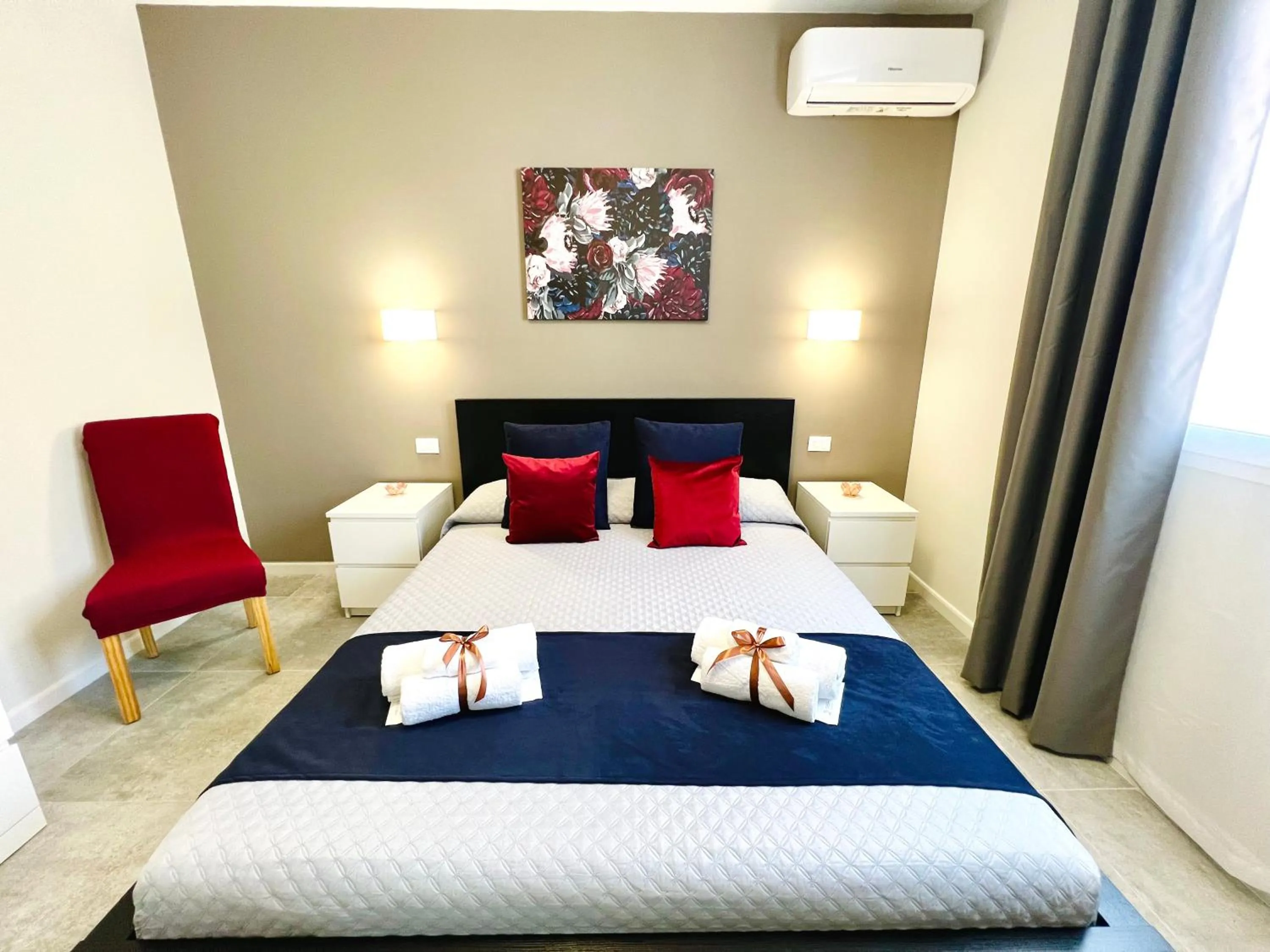 Bedroom, Bed in Piante del Principe Apartments