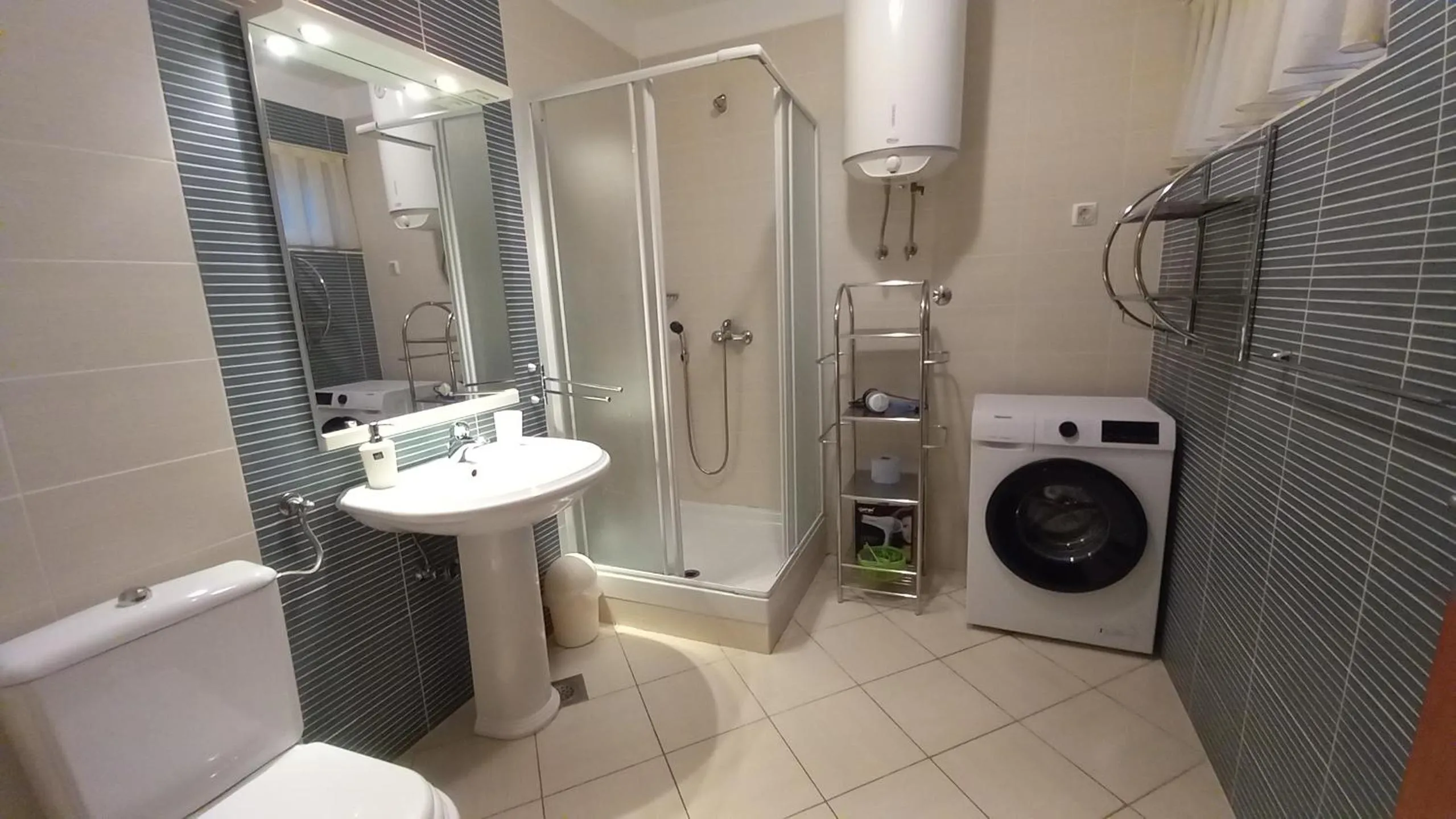 Shower in Modern Apartment Selce