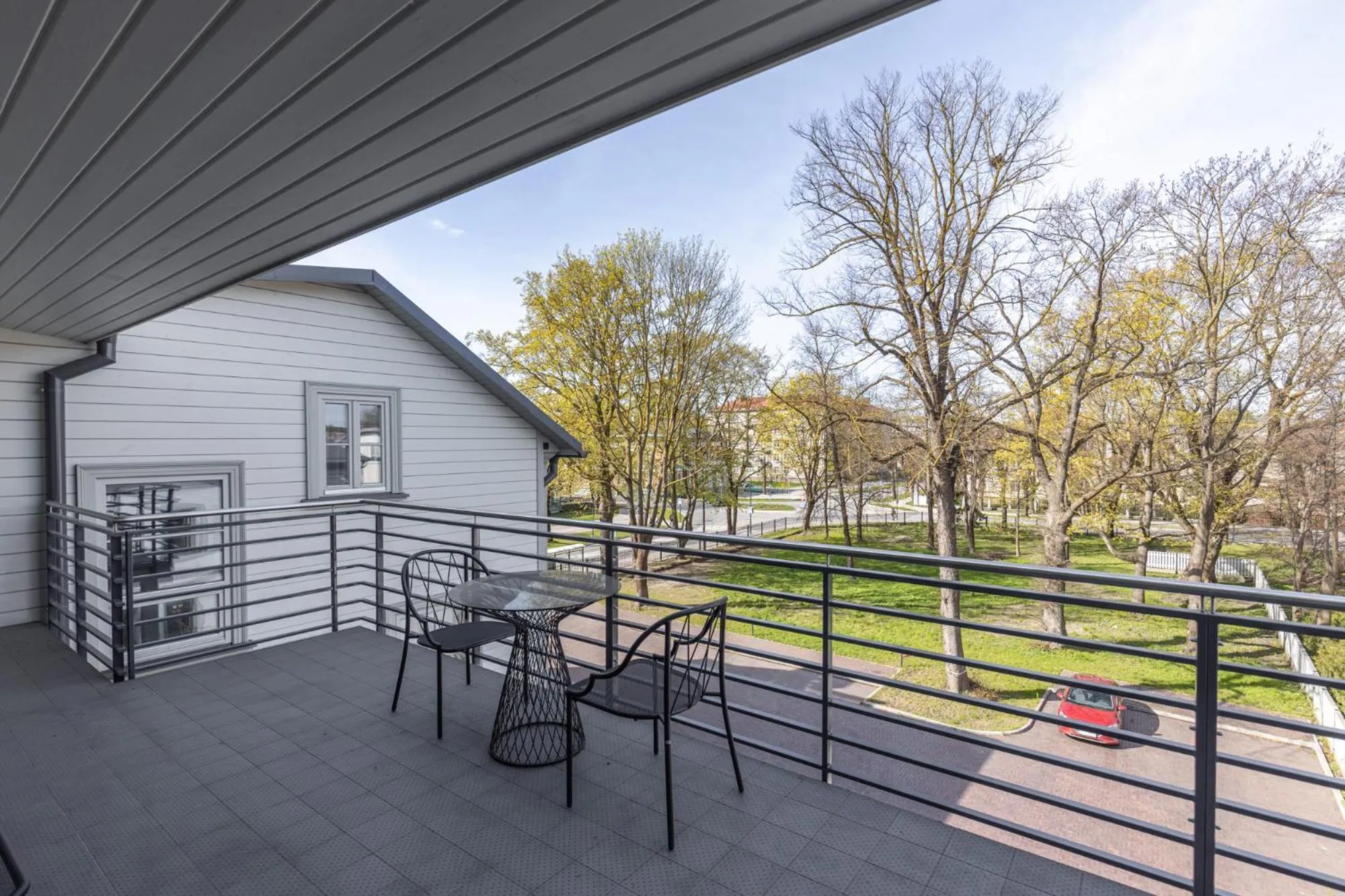 Balcony/Terrace in Roze Kūrmājas Residence