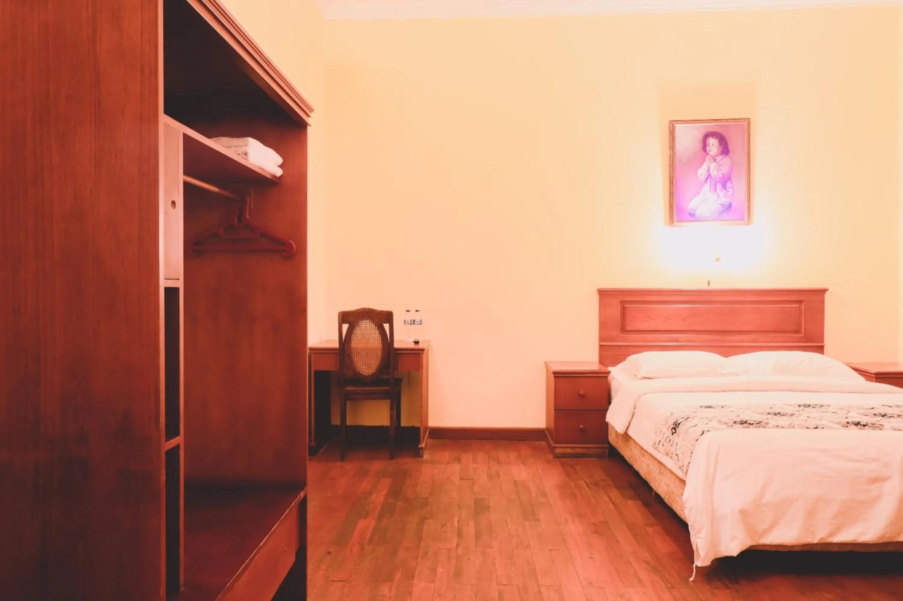 Bed in PIA Hotel Medan