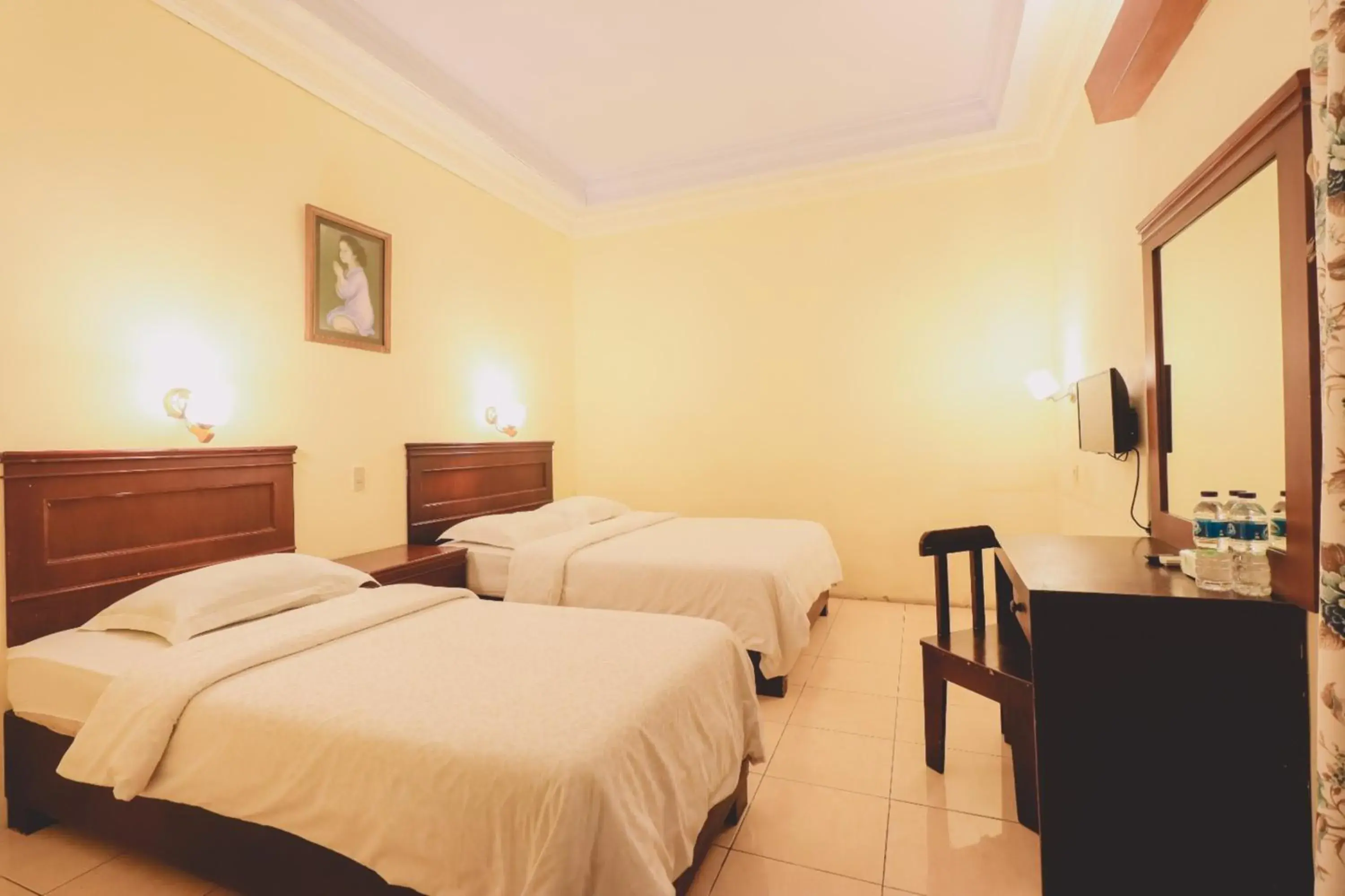 Bed in PIA Hotel Medan Bed in PIA Hotel Medan