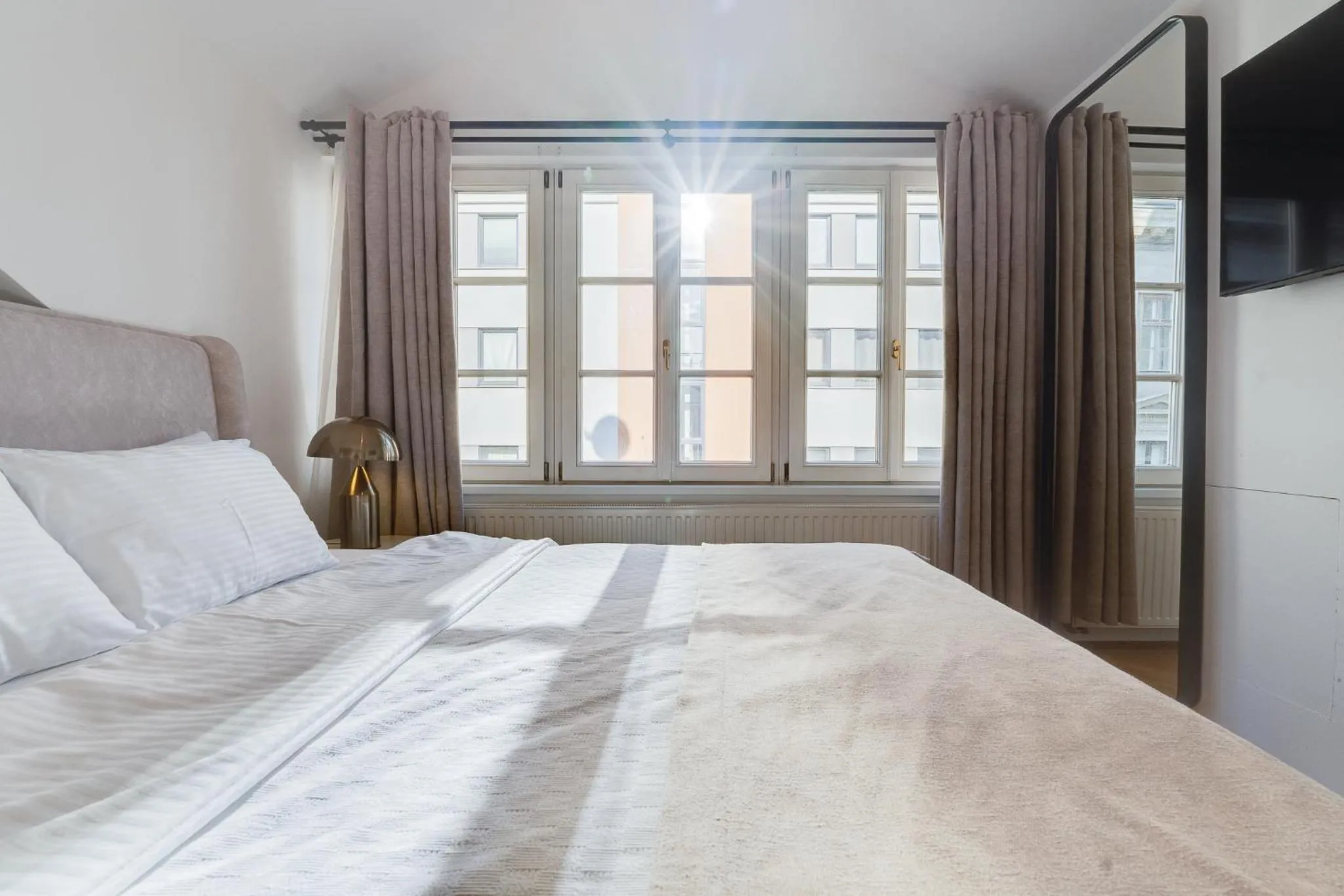 Bed in Atik Hotel Vienna