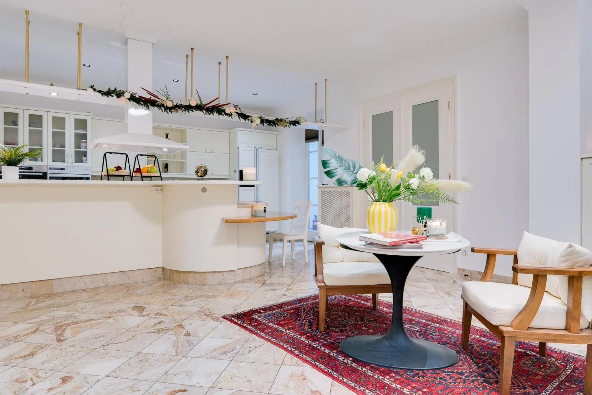 Kitchen or kitchenette in Atik Hotel Vienna