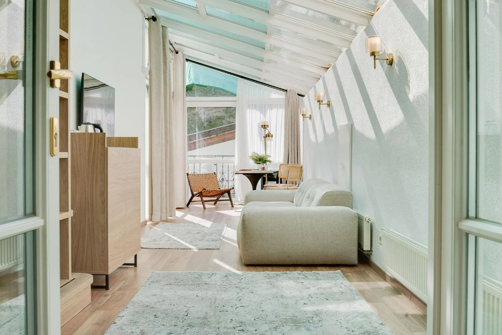 Balcony/Terrace in Atik Hotel Vienna