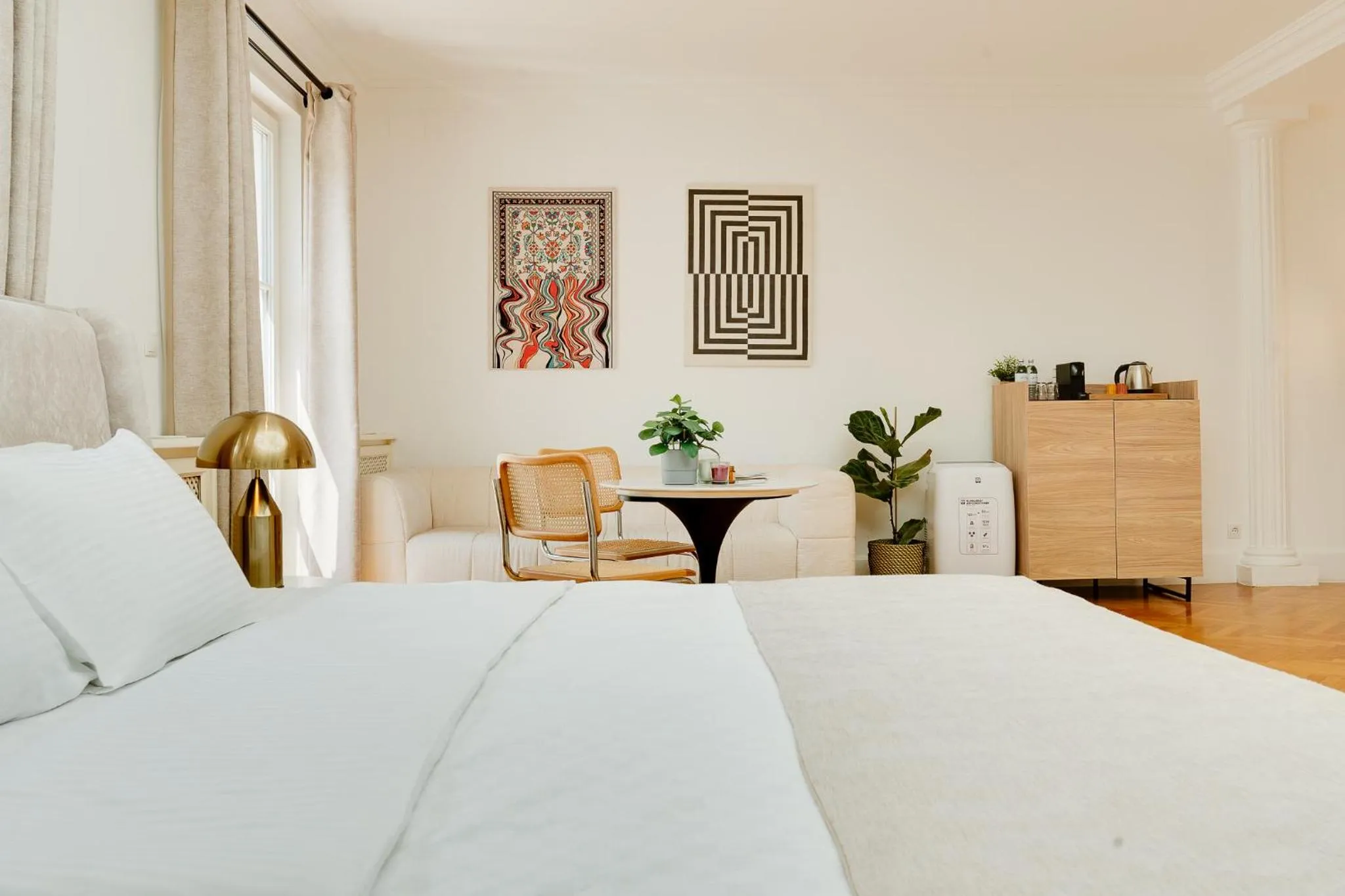 Patio, Bed in Atik Hotel Vienna