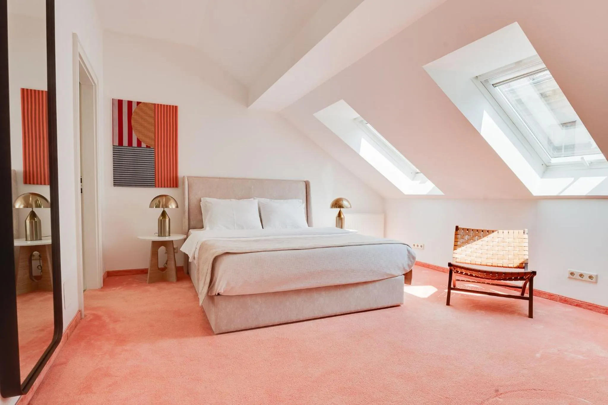 Bed in Atik Hotel Vienna