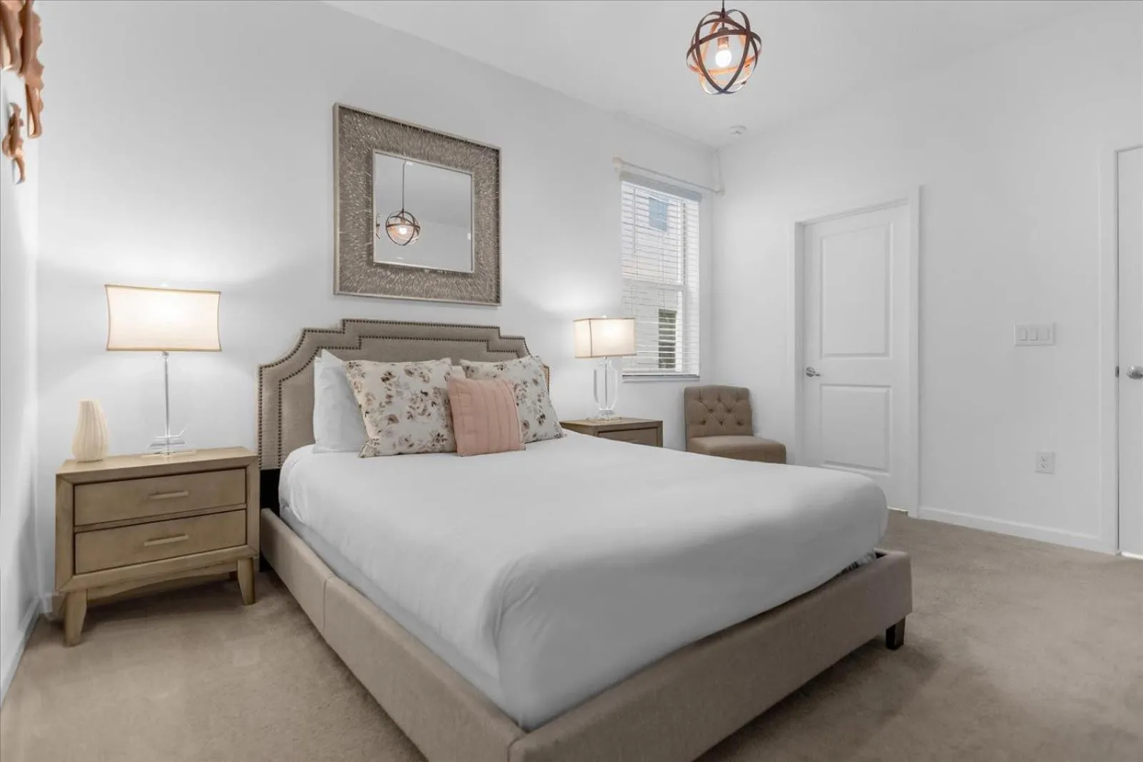 Bed in 5BR Family Home with Pool & Hot Tub Near Disney