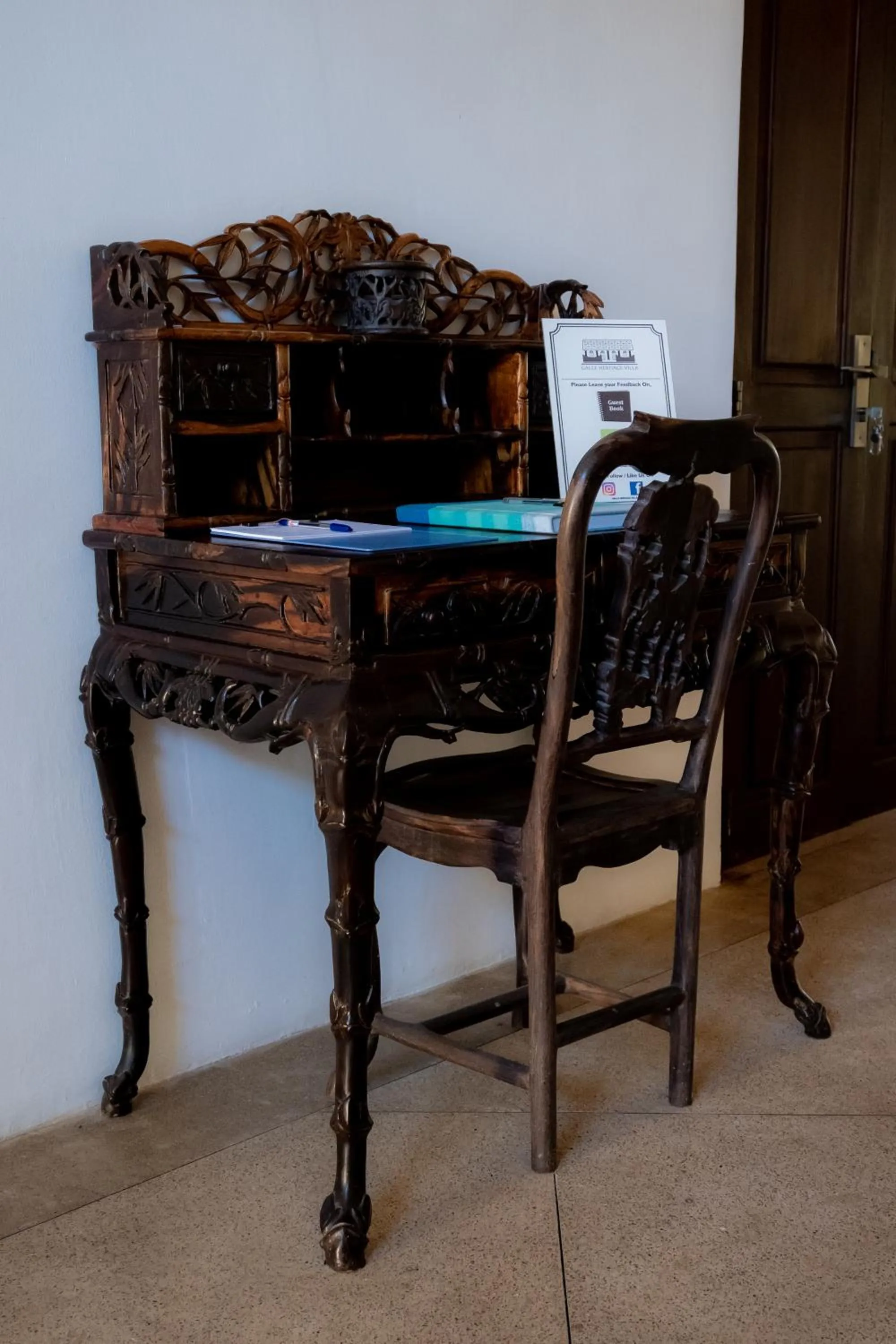 Decorative detail in GALLE HERITAGE VILLA