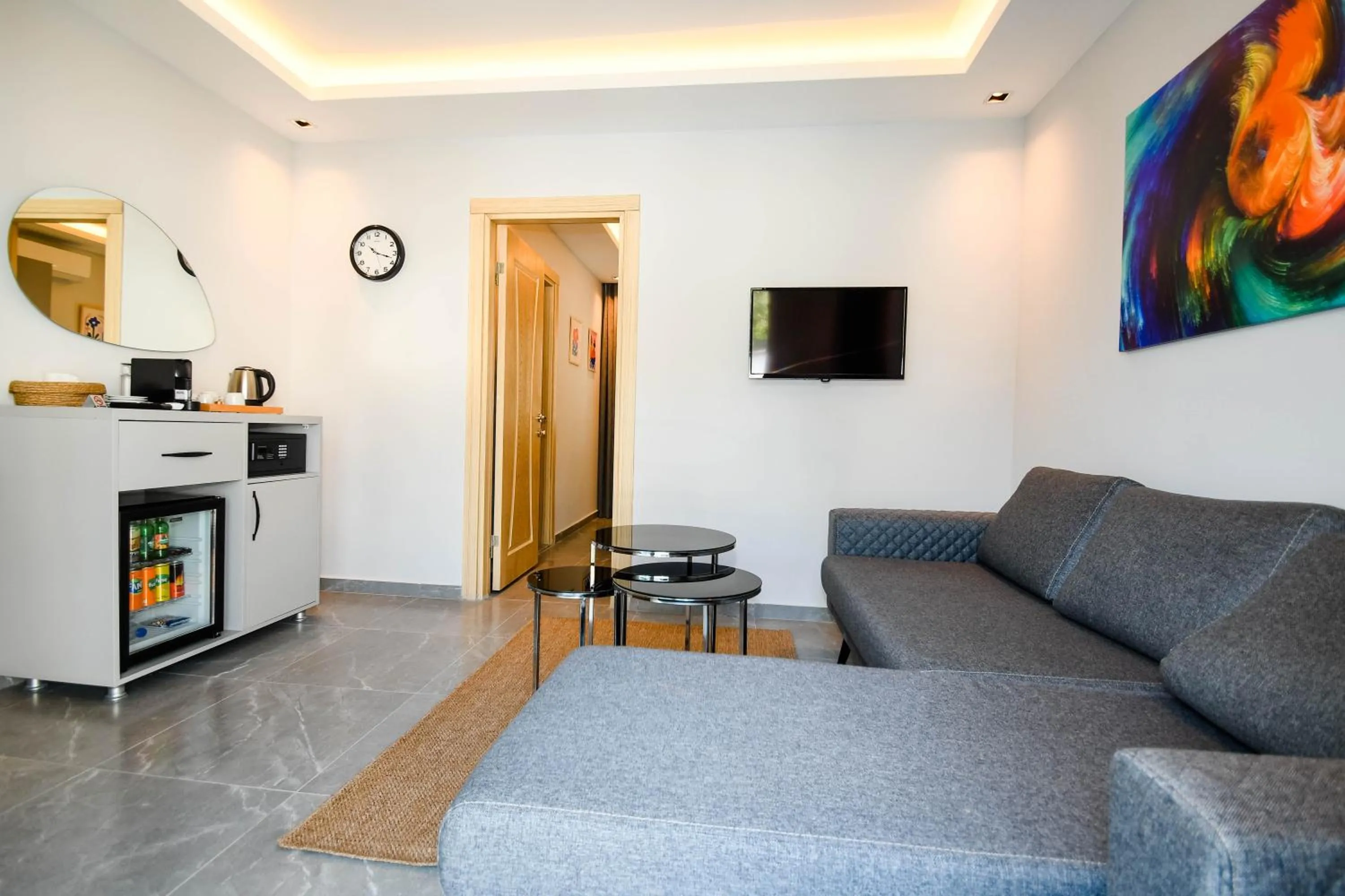 Living room in Swan Boutique Hotel