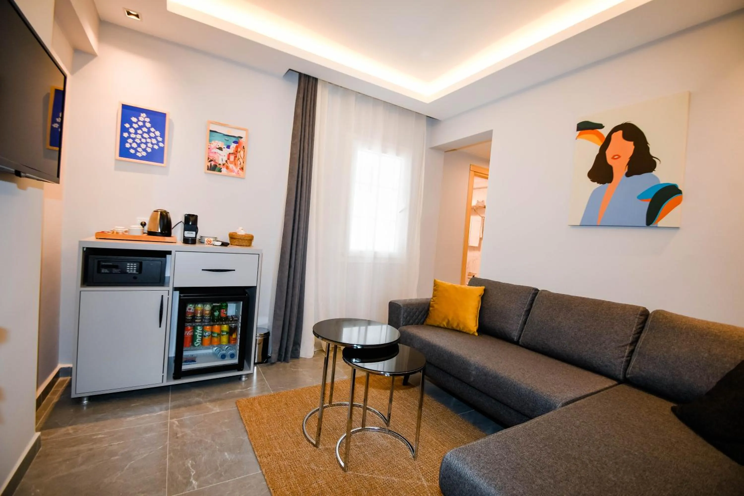 Living room in Swan Boutique Hotel