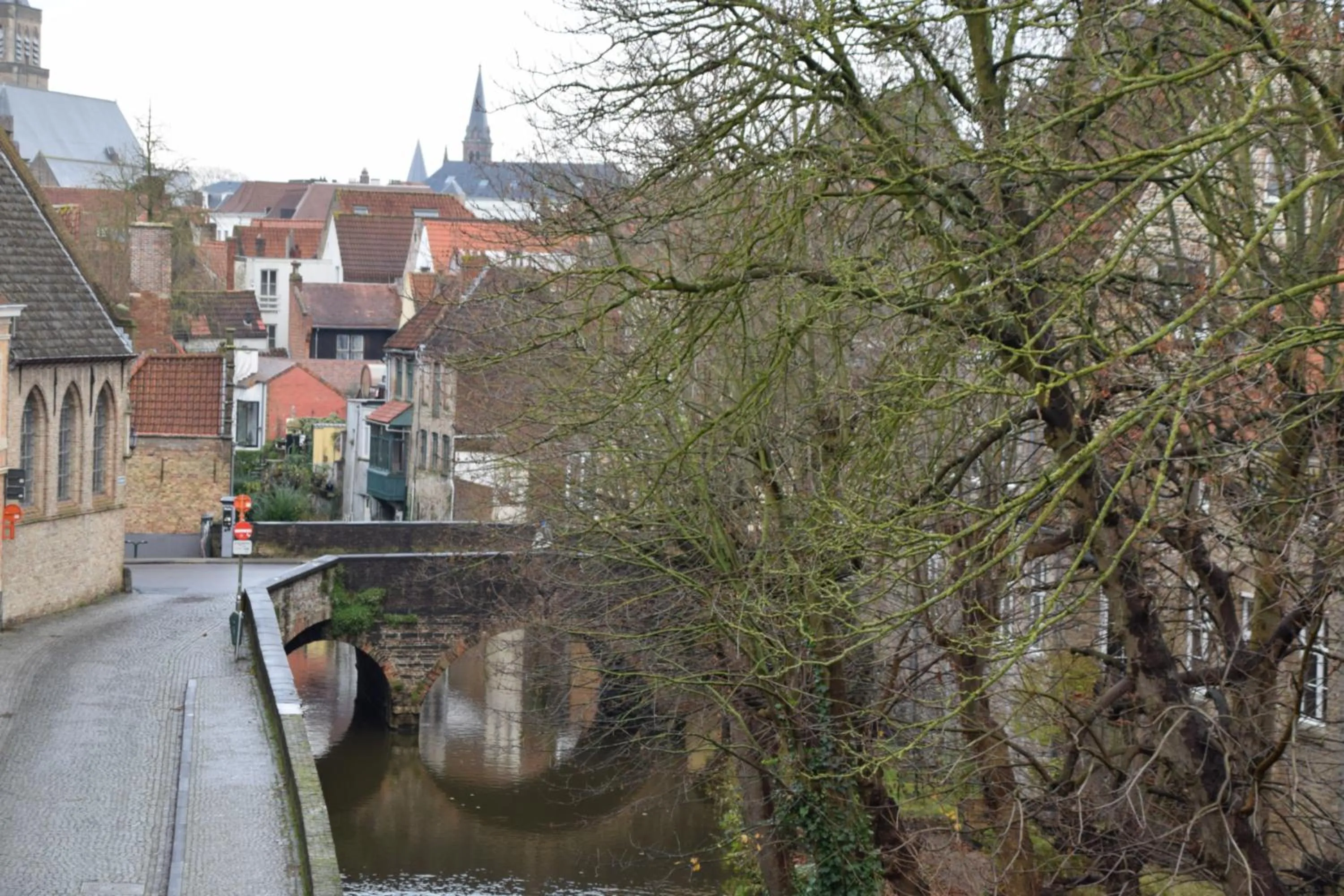 View (from property/room) in Hotel Entree - Canal View Bruges