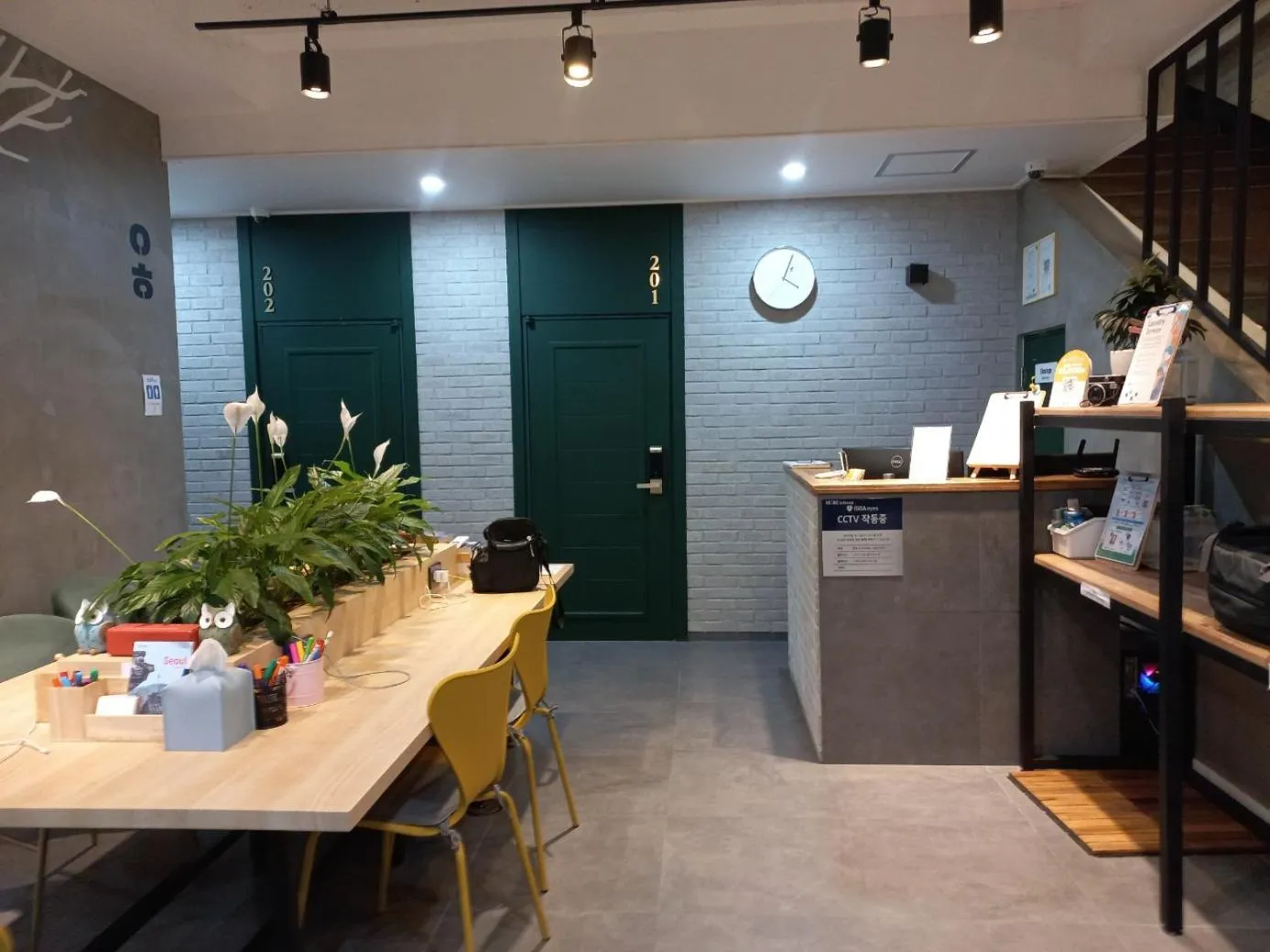 Seating area in Aha Stay