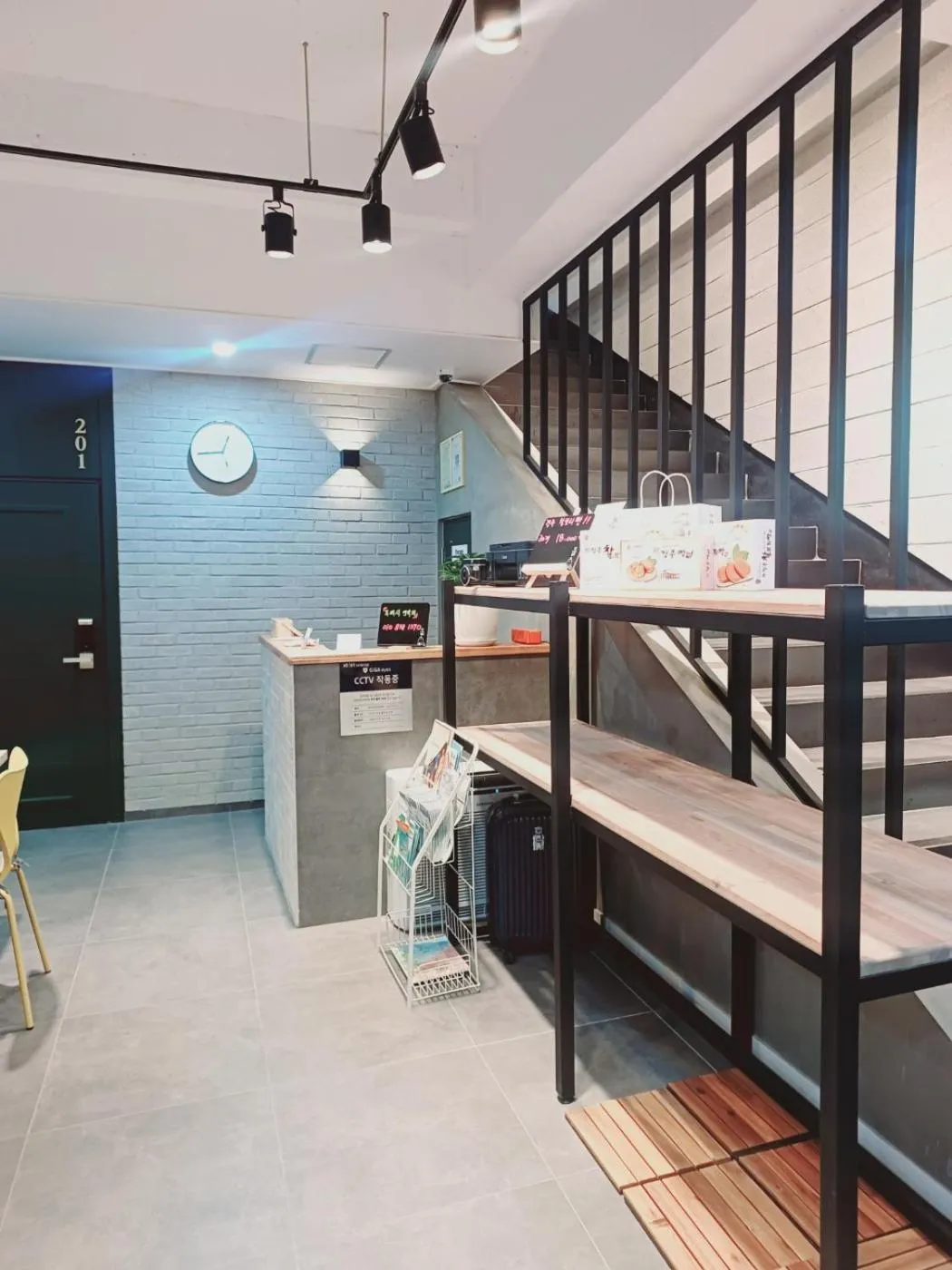 Seating area in Aha Stay