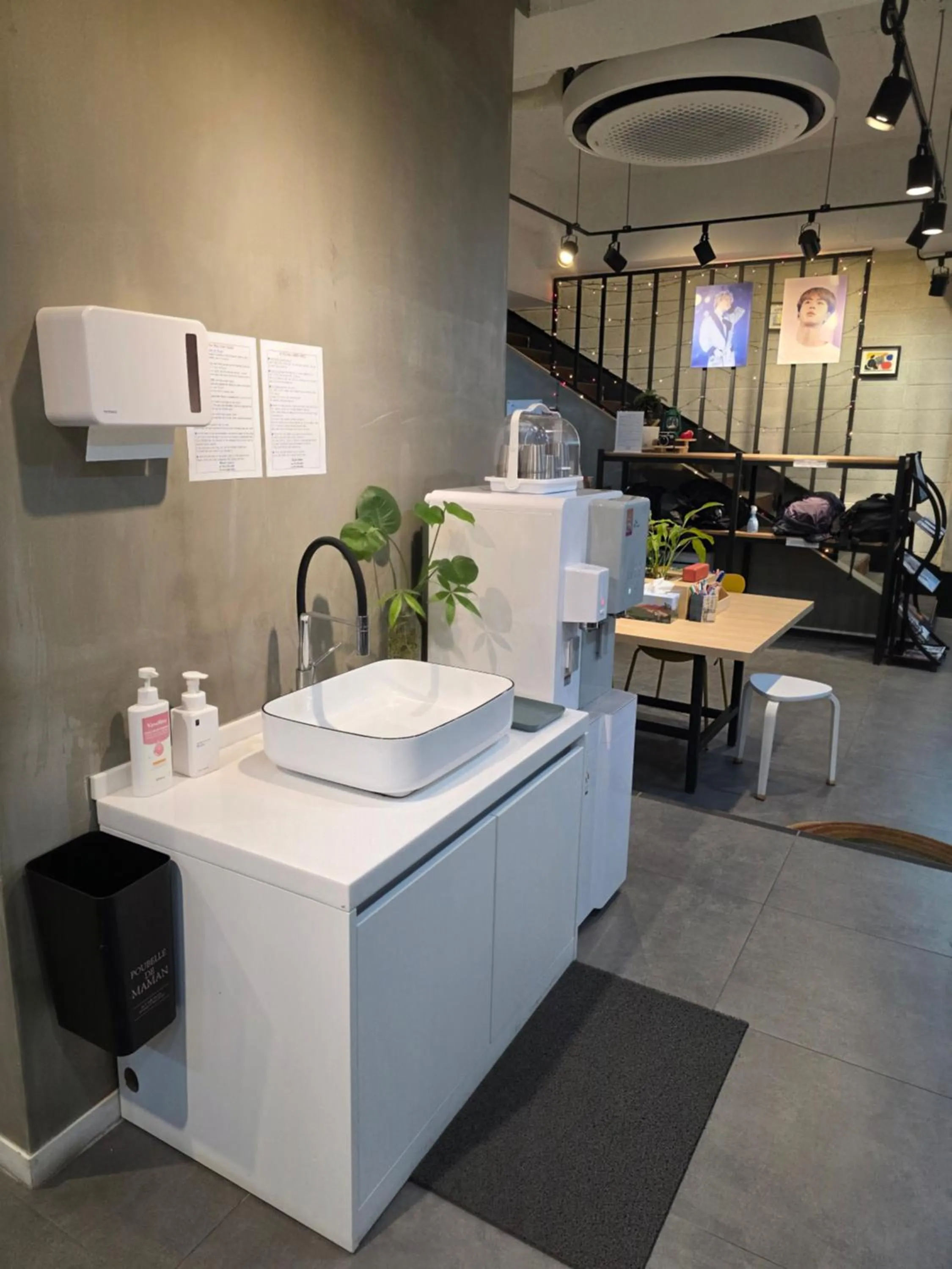 Seating area in Aha Stay