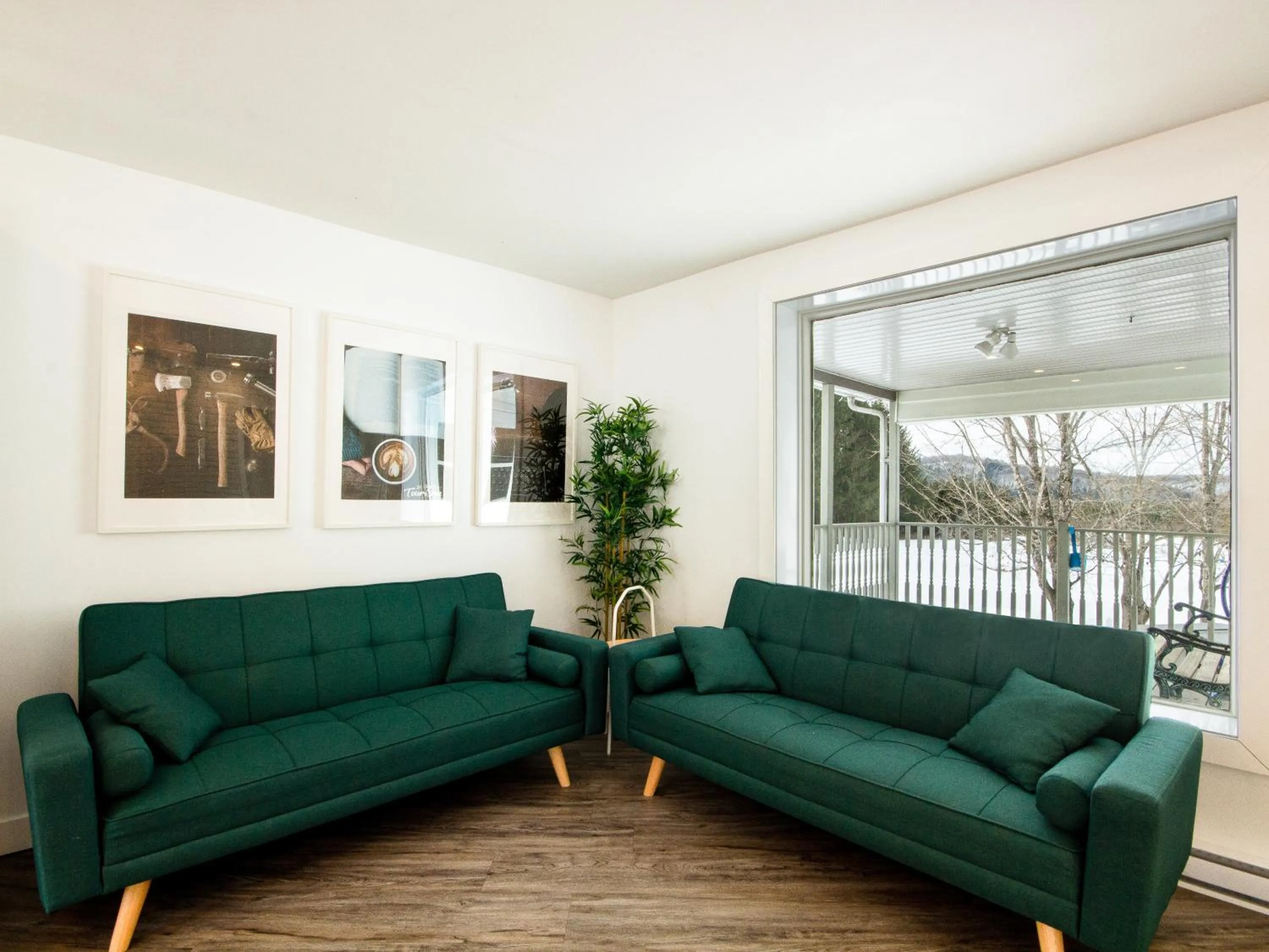 Living room in Les Chalets Tourisma - Maison de campagne avec spa privé - La Familiale