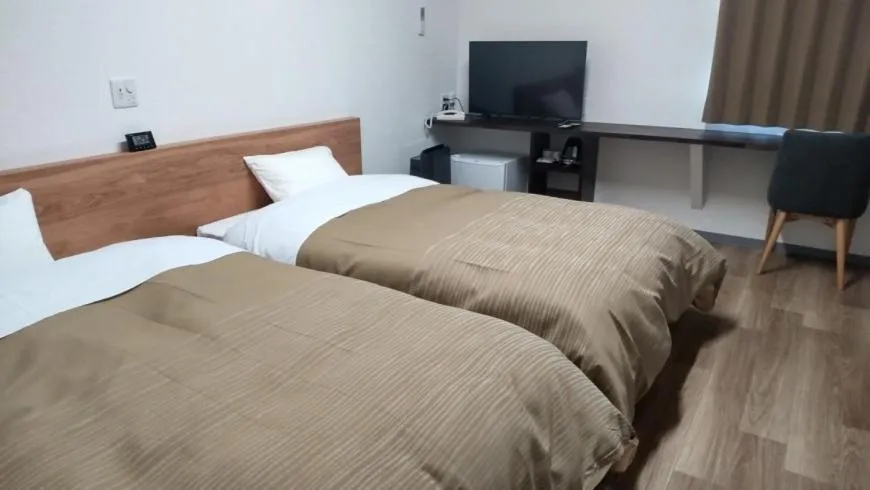 Bed in Basic Hotel Chichibu