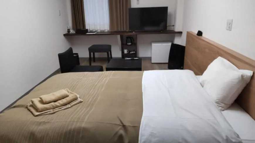 Bed in Basic Hotel Chichibu