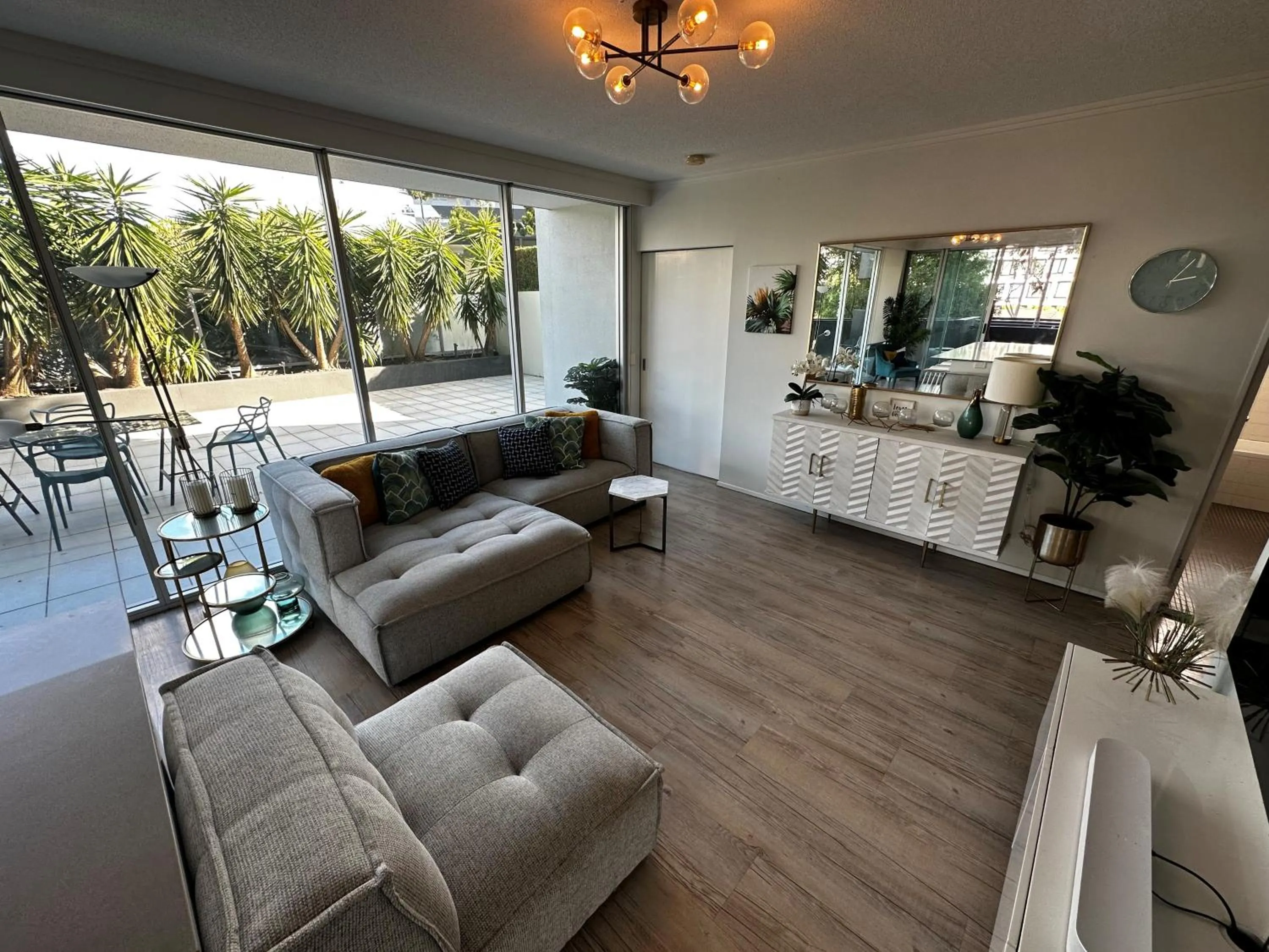 Living room in Story Apartments