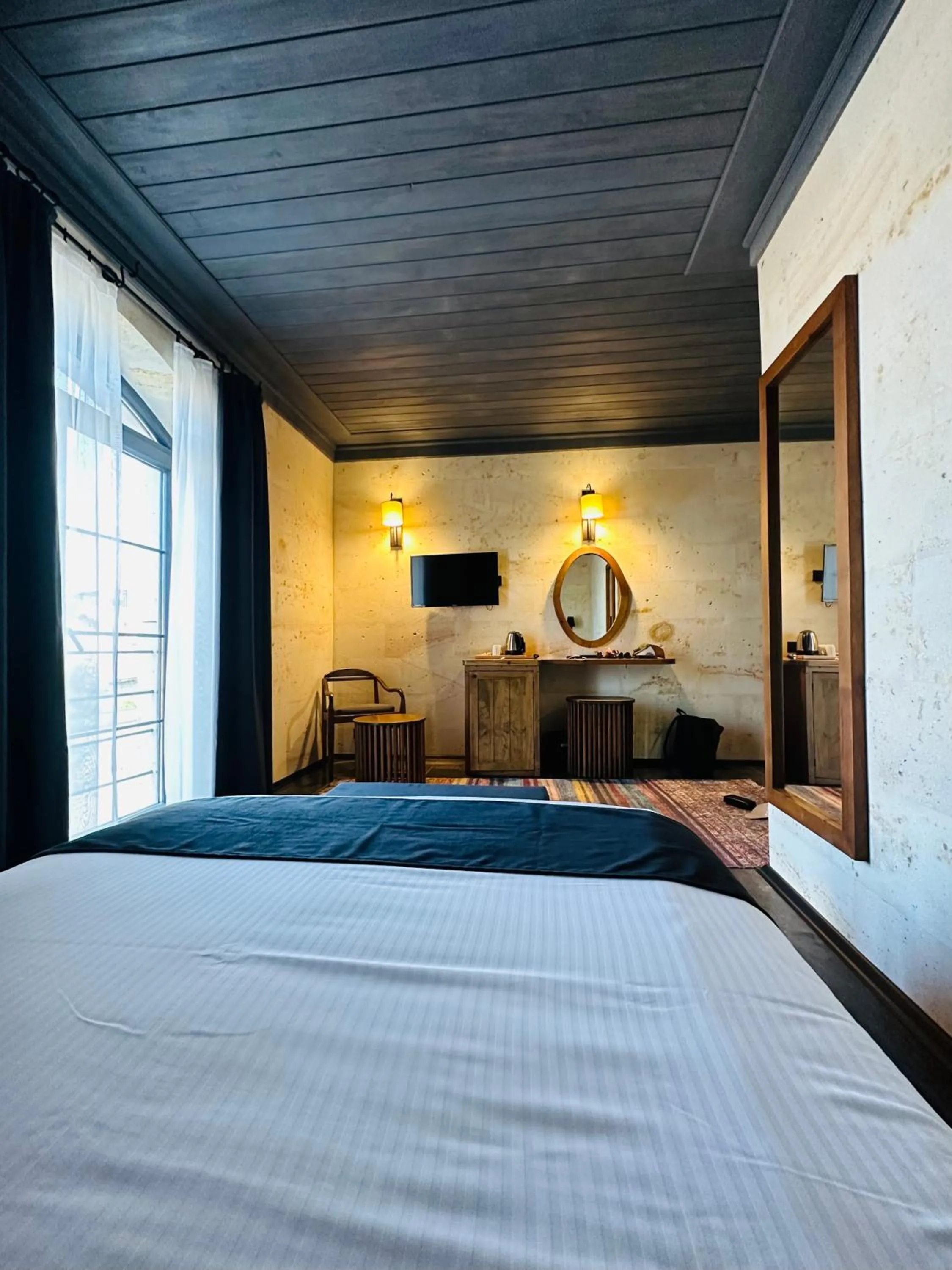 Bed in Perla Cappadocia